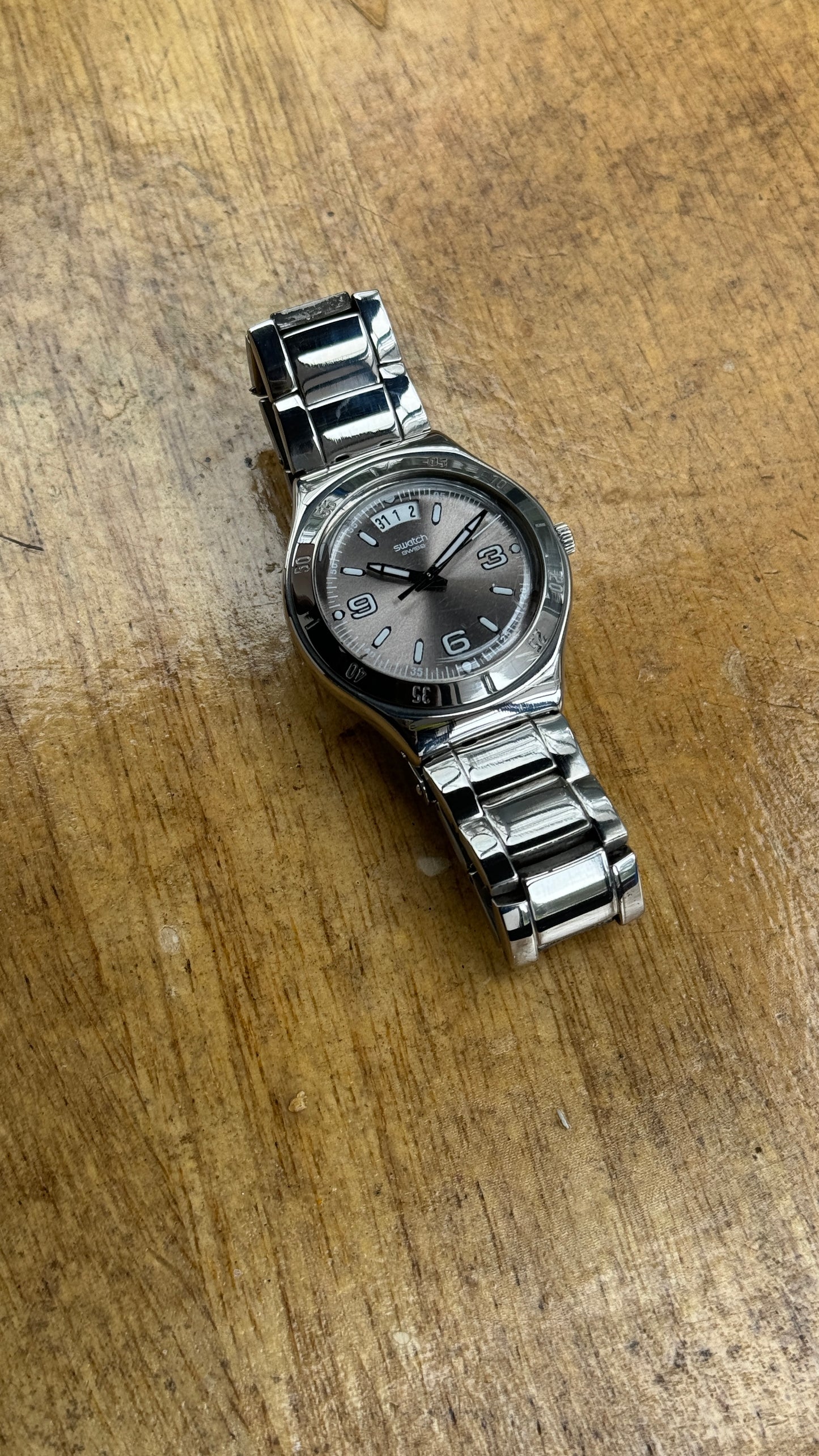 Pre Owned Swatch Irony Quartz Watch