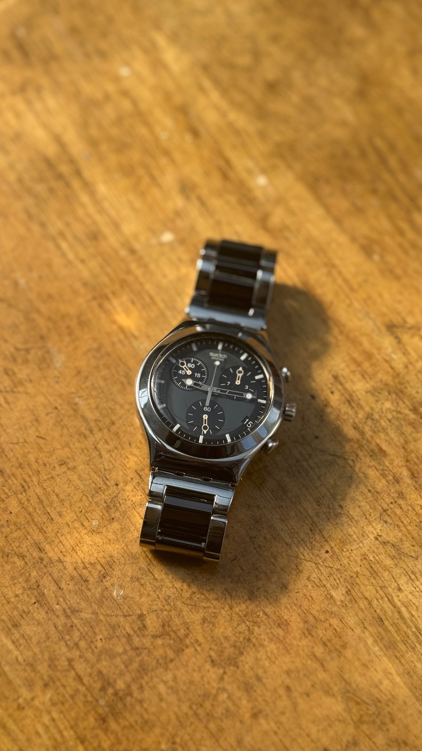 Pre Owned Swatch Irony Chronograph Watch