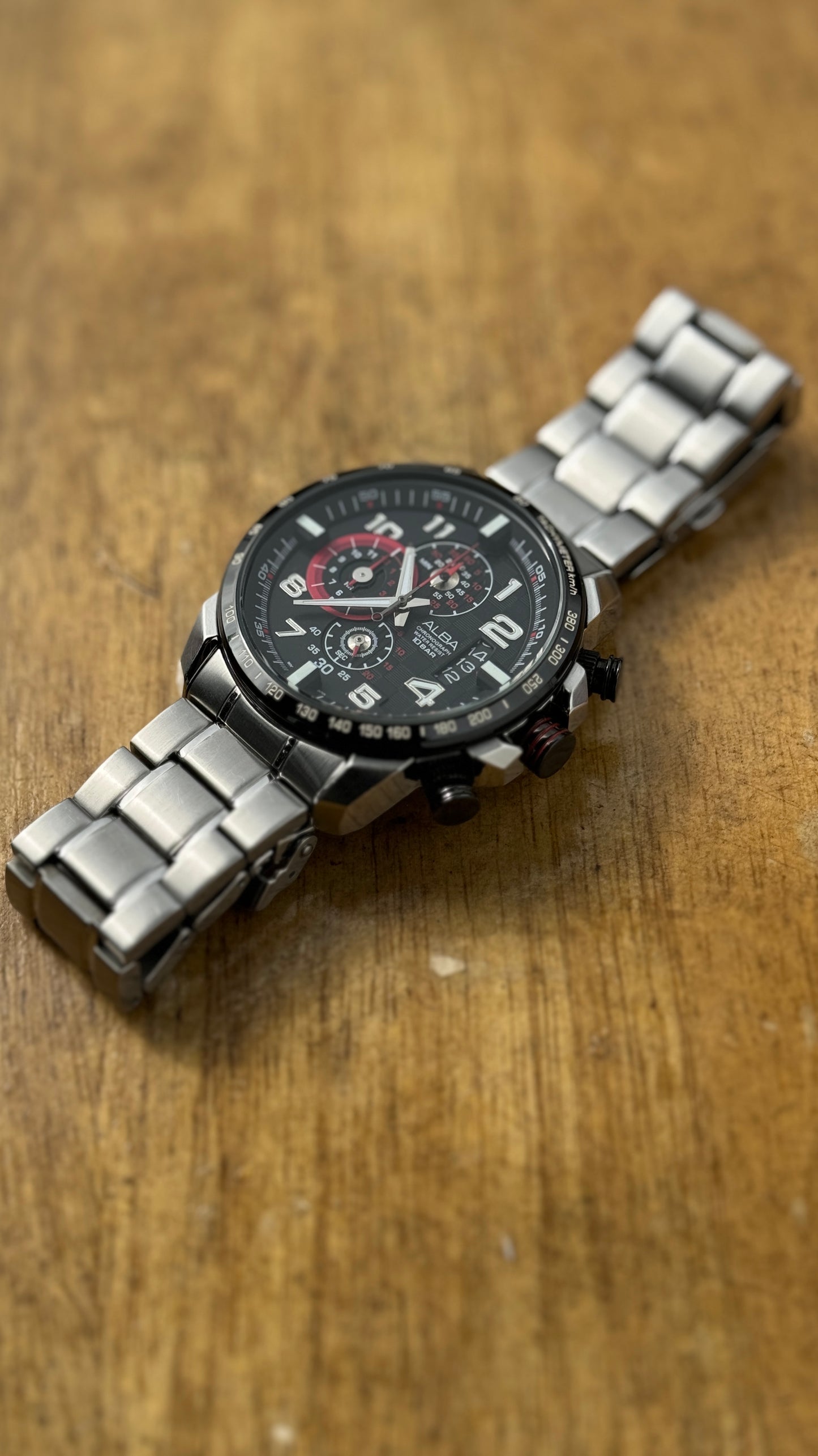 Pre Owned Alba Chronograph Watch - VK 67