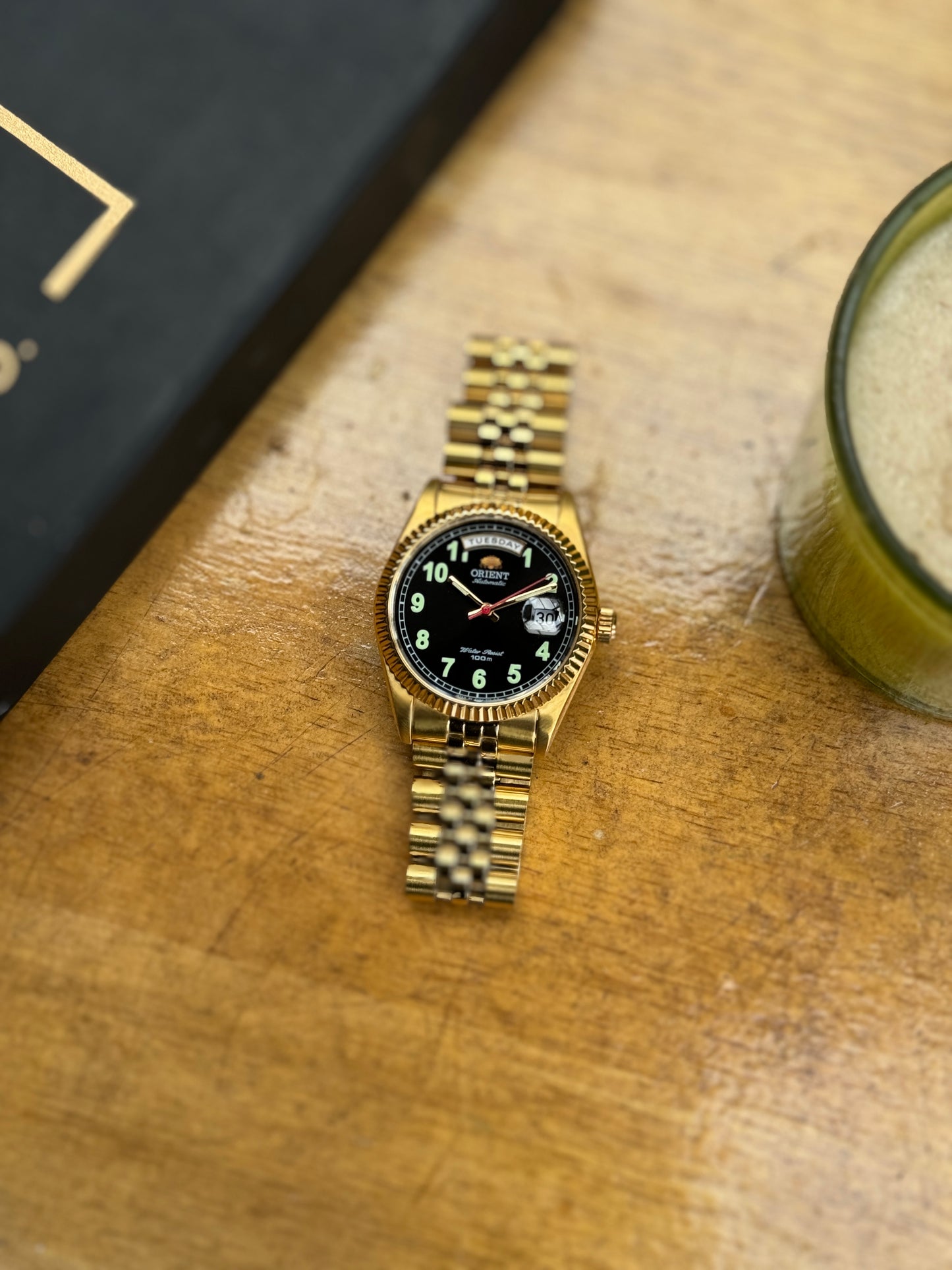 Pre Owned Orient Oyster Day Date Automatic Watch
