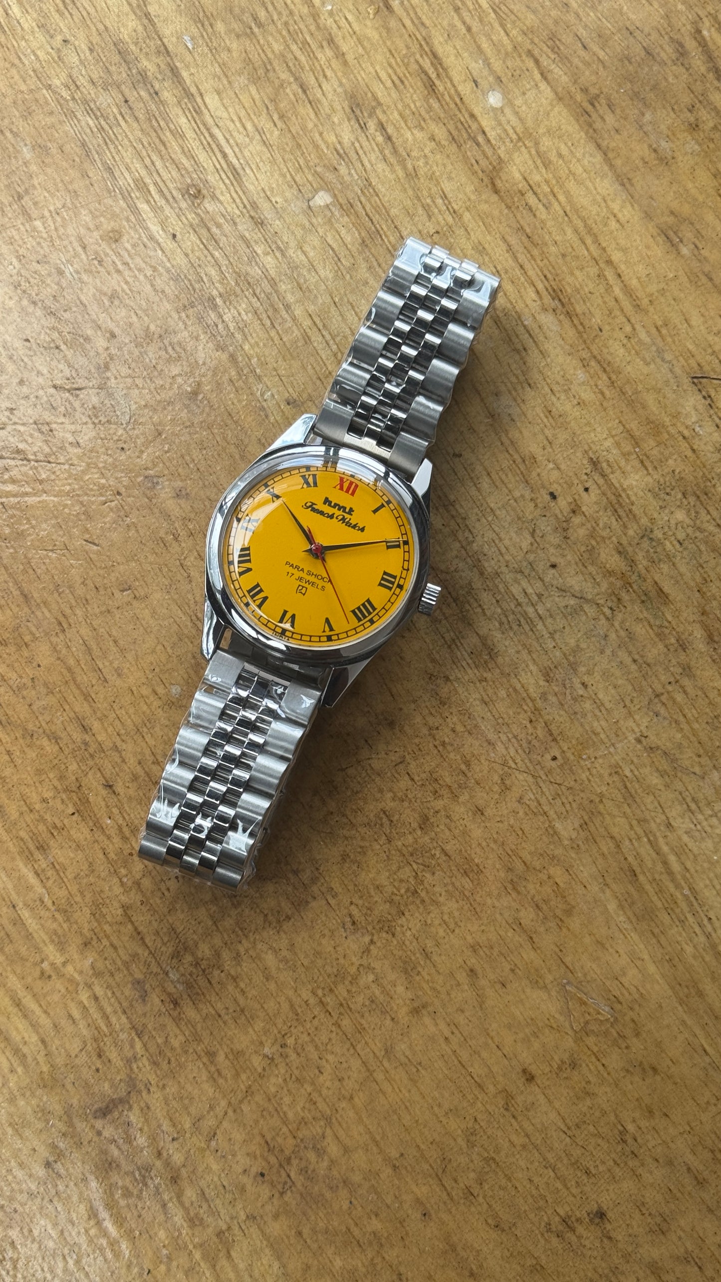 Pre Owned Vintage HMT French Watch - 1980s - Restored
