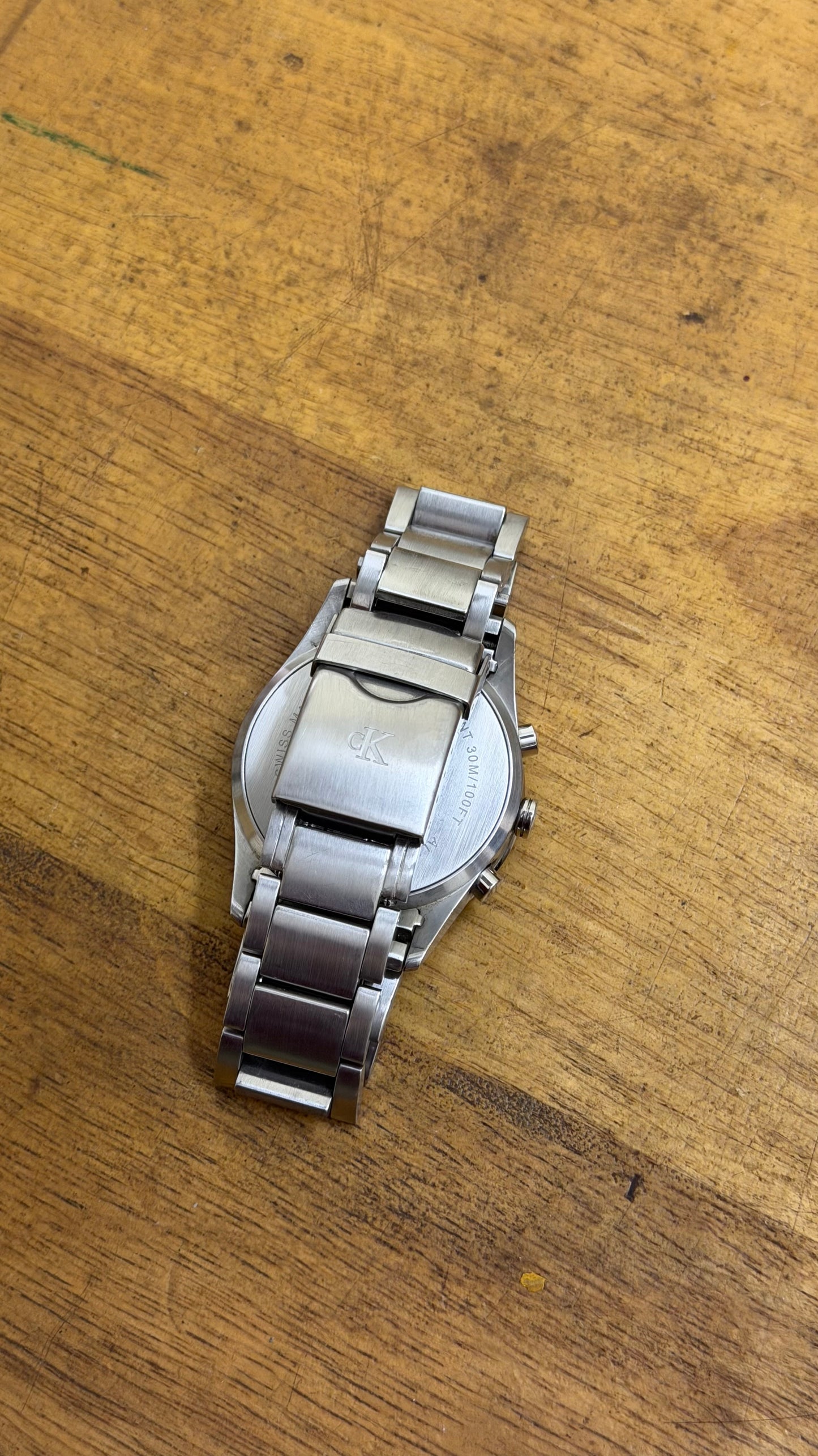 Pre Owned CK chronograph watch