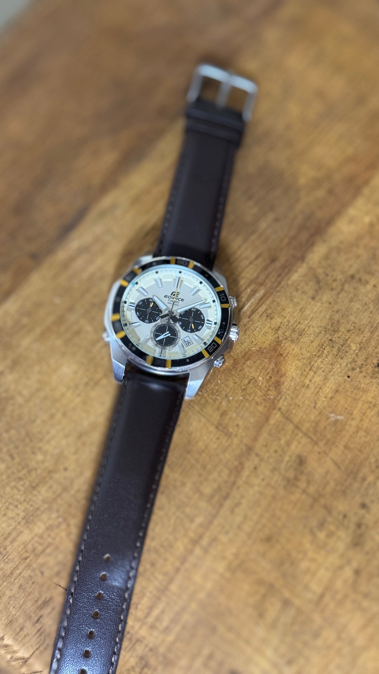 Pre Owned Casio Edifice EX157 Chronograph Watch
