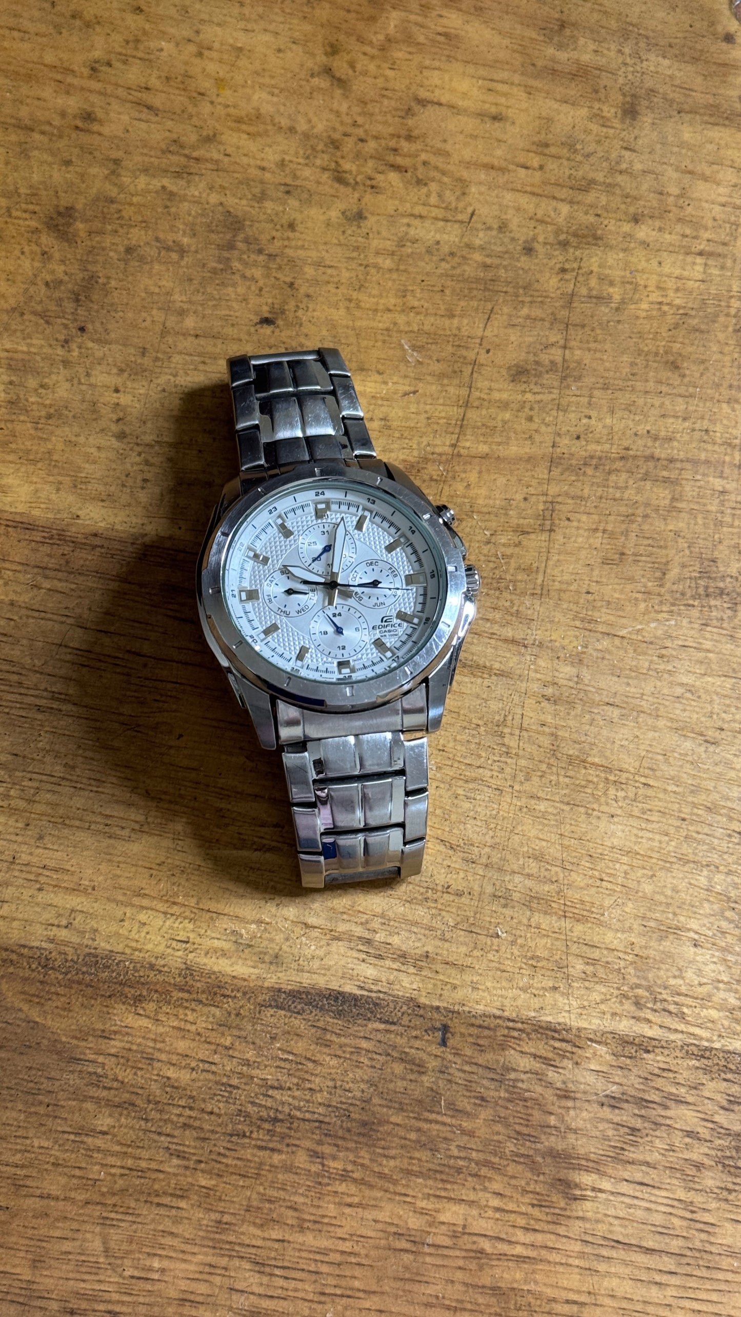 Pre Owned Casio Edifice EF328D Multifunction Watch