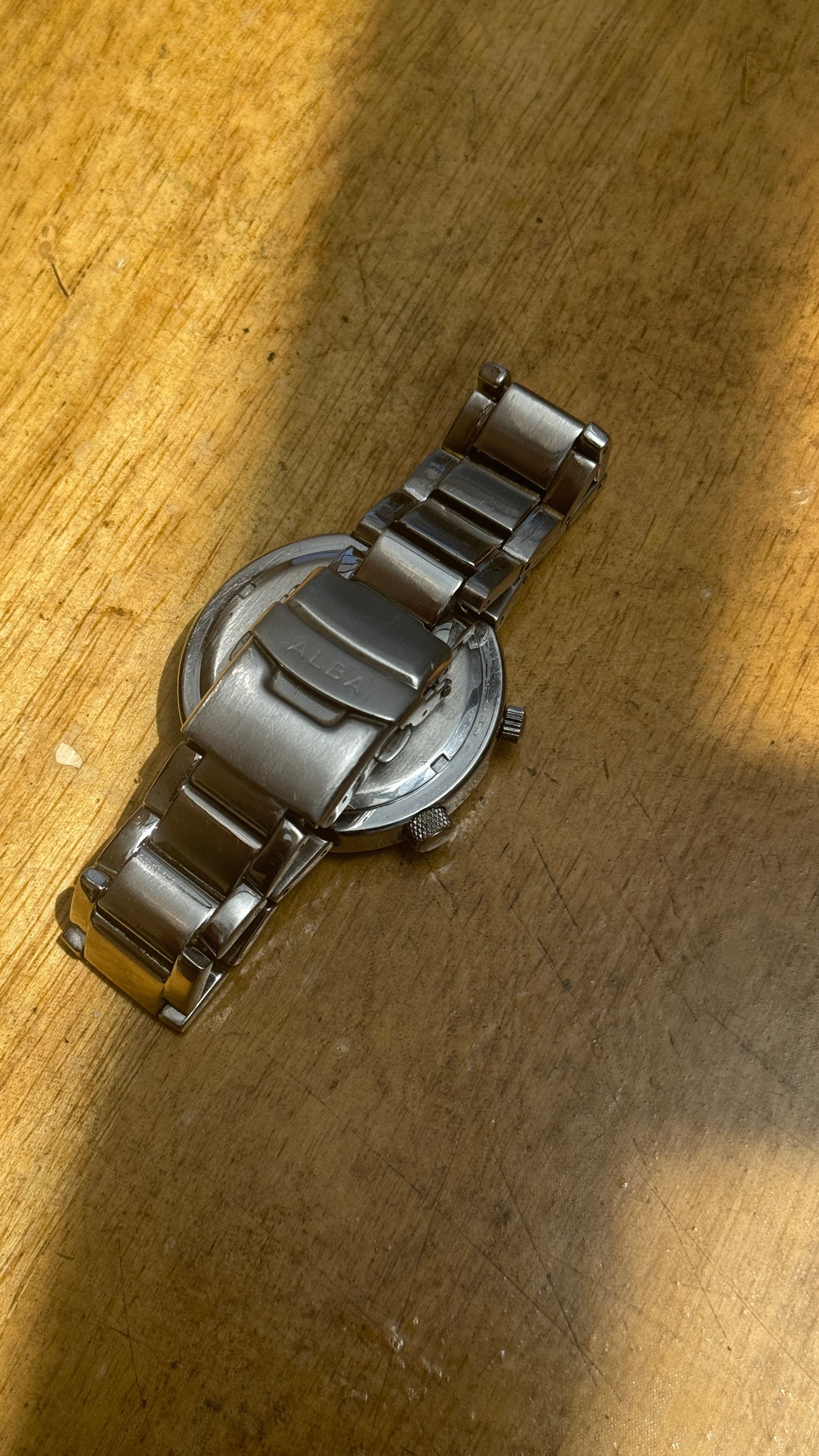 Pre Owned Alba Wold Timer Watch
