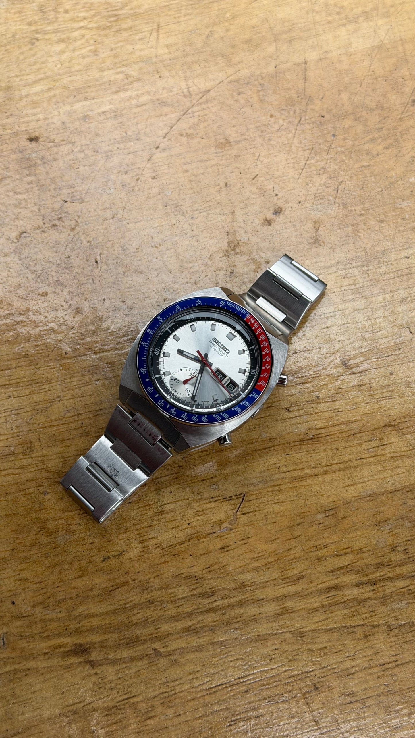 Pre Owned Vintage Seiko Automatic Chronograph (Super Rare & Well Preserved)
