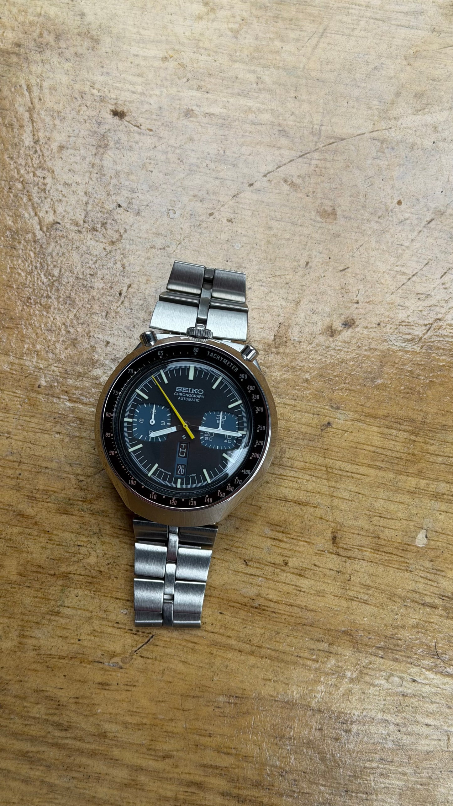 Pre Owned Vintage Seiko Automatic Chronograph (super rare & well preserved)