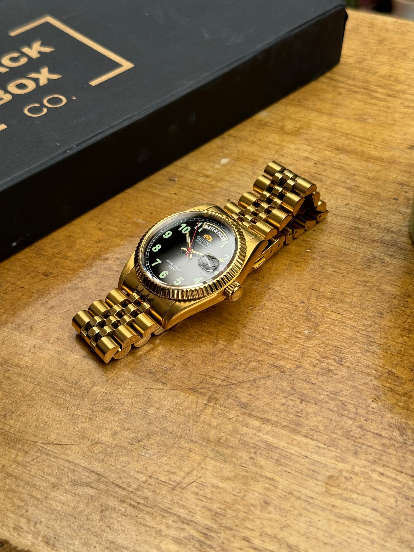 Pre Owned Orient Oyster Day Date Automatic Watch