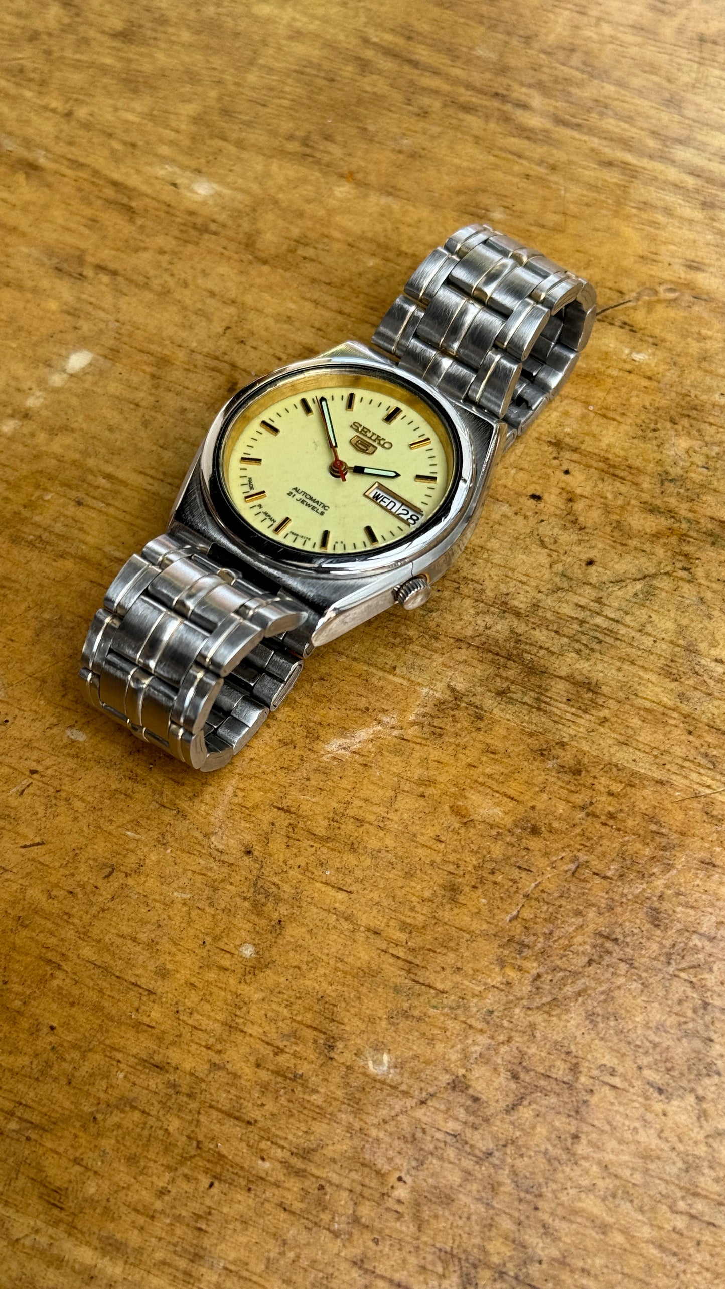 Pre Owned Seiko 5 Automatic (Full Lumed Dial)