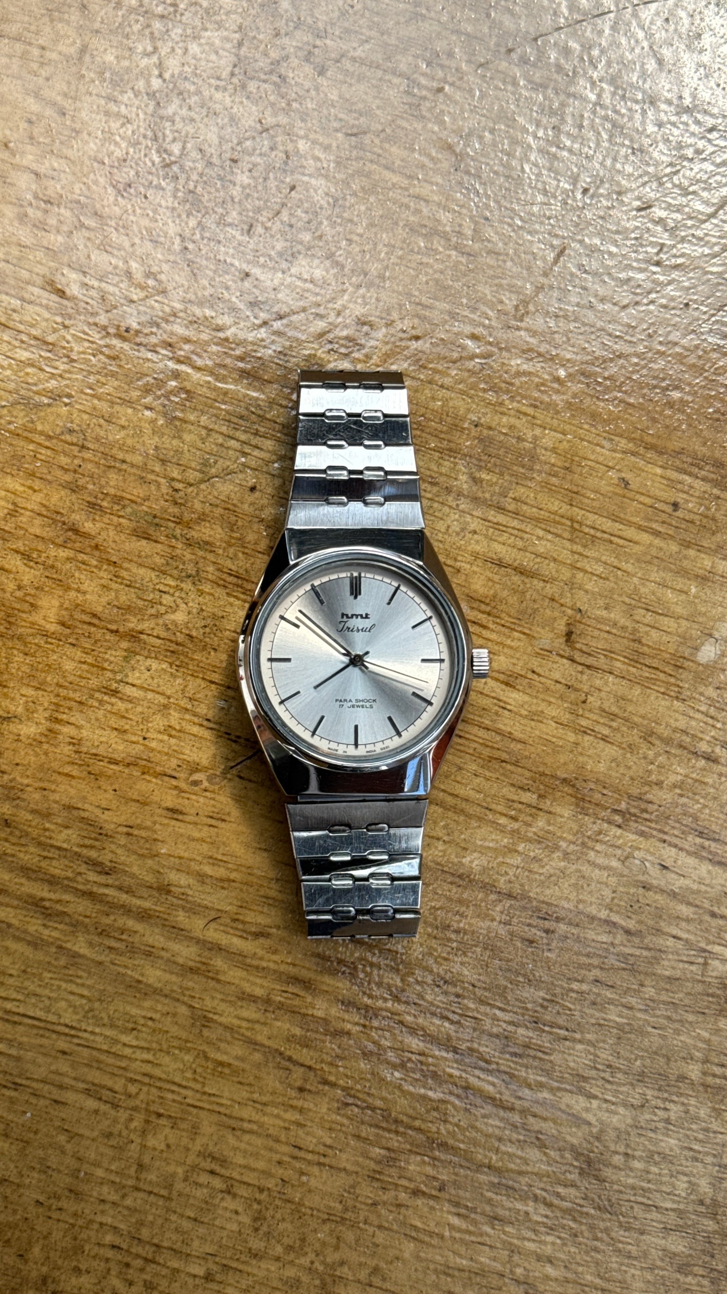 Pre Owned Vintage HMT Trisul - Mechanical Hand Winding Movement