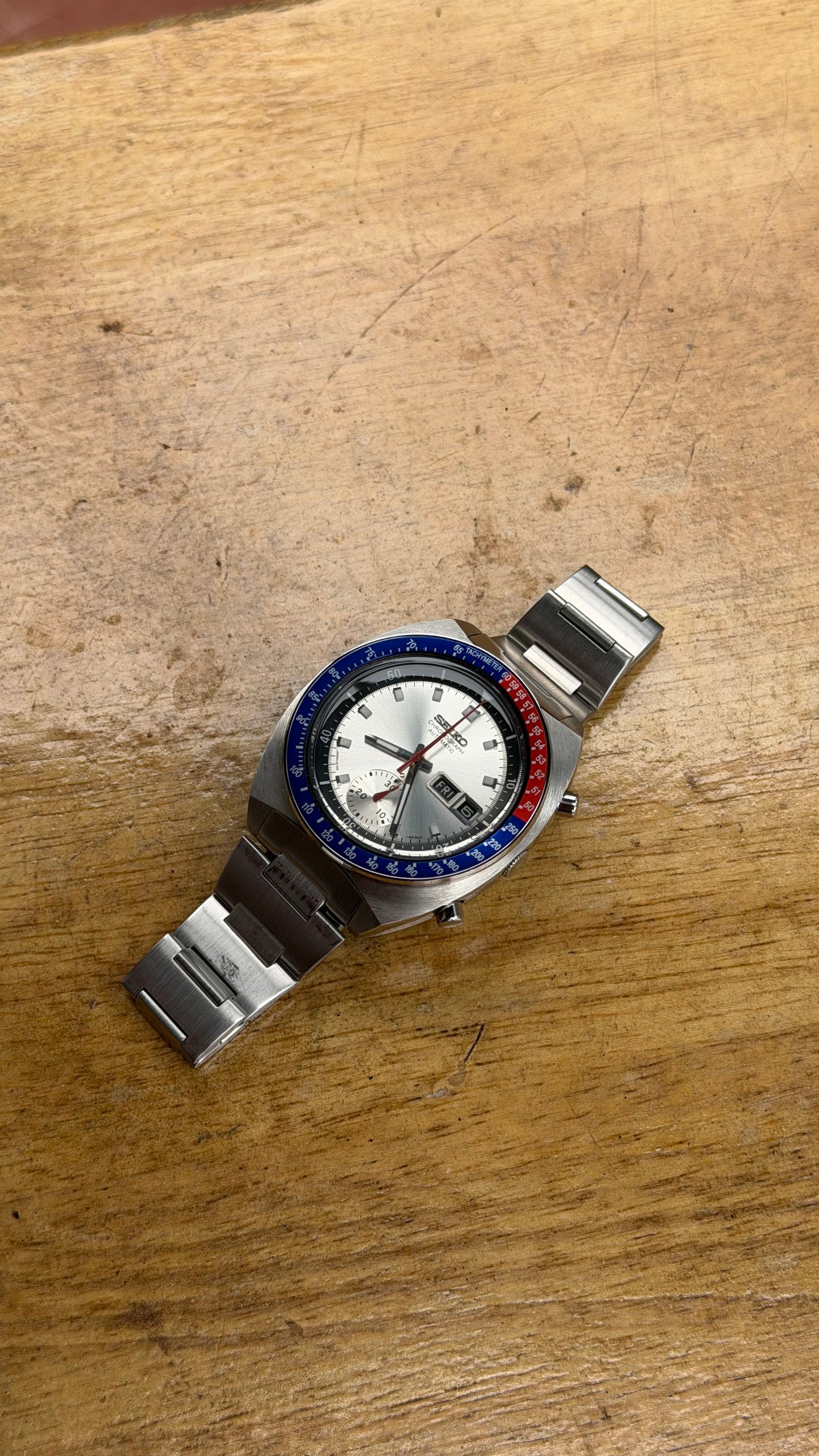 Pre Owned Vintage Seiko Automatic Chronograph (Super Rare & Well Preserved)