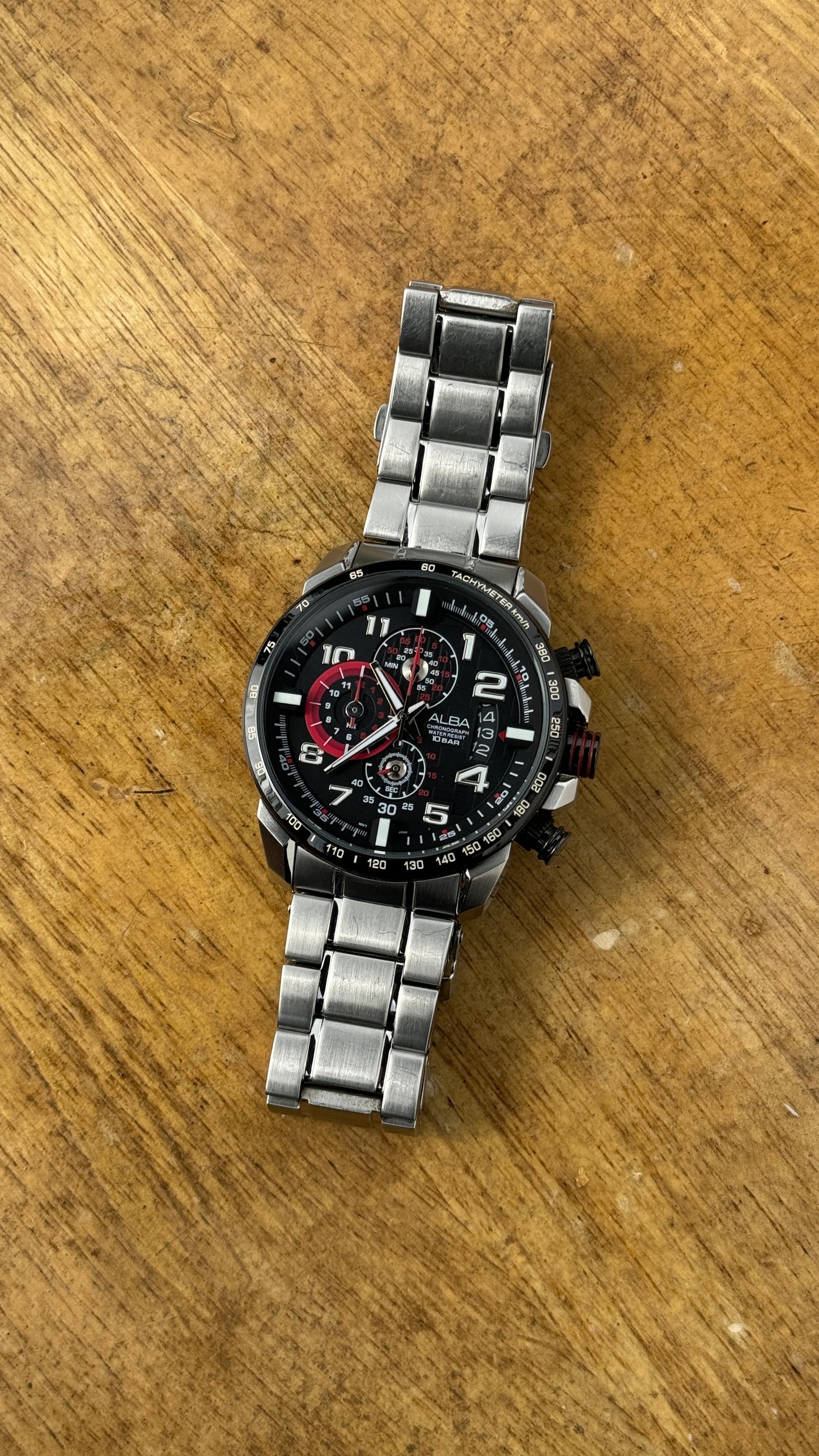 Pre Owned Alba Chronograph Watch - VK 67