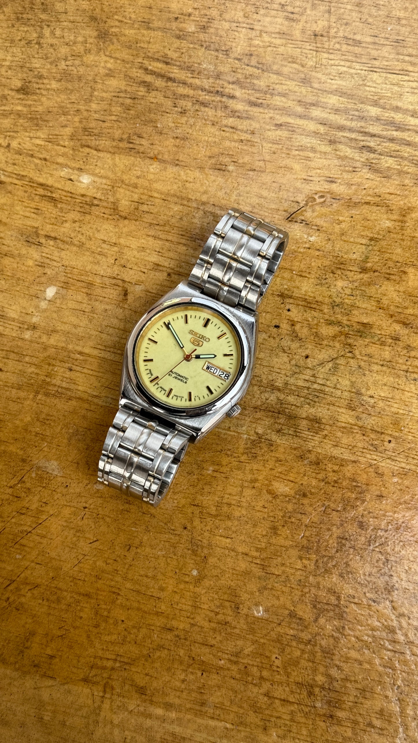 Pre Owned Seiko 5 Automatic (Full Lumed Dial)