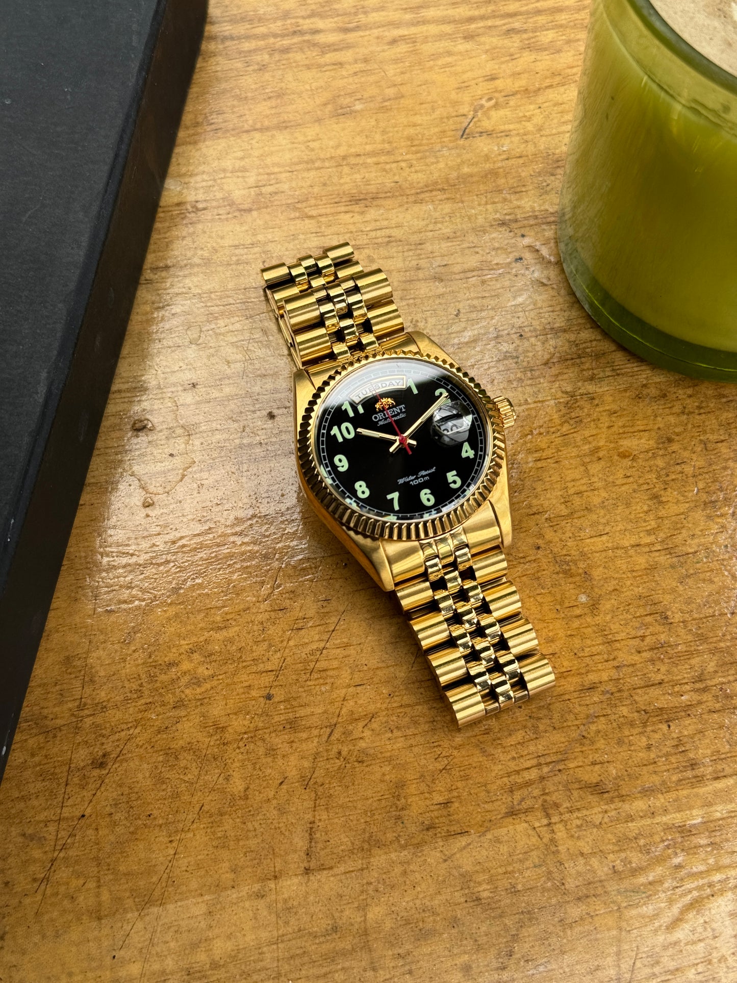 Pre Owned Orient Oyster Day Date Automatic Watch