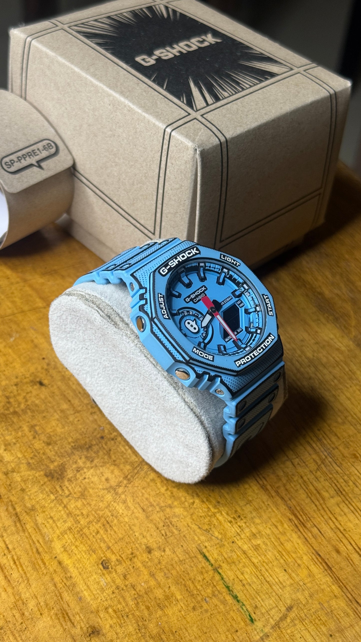 Pre Owned Casio GA-2100MNG-2A (Blue Manga Theme)