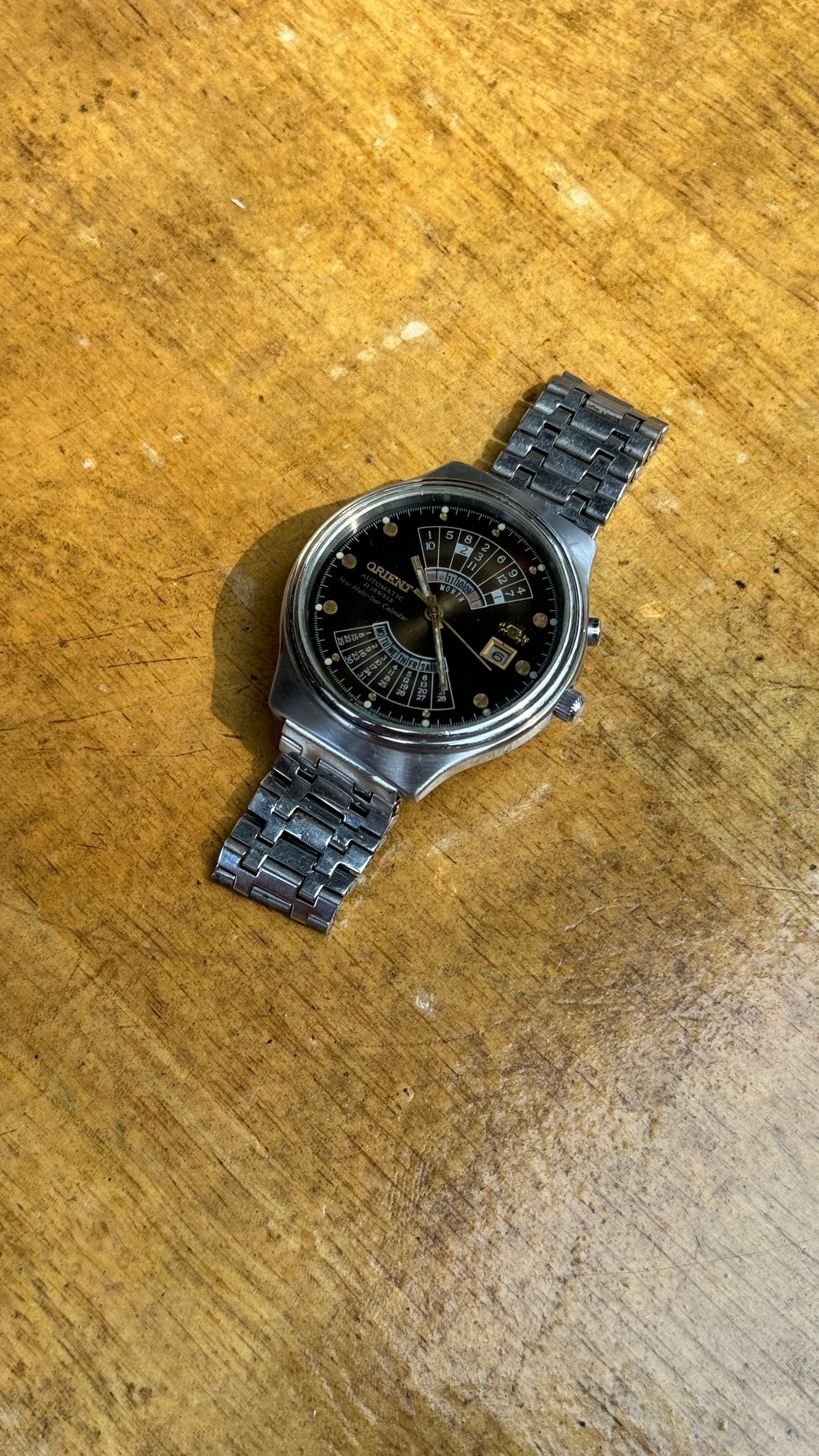 Vintage Orient Multi Year Calendar Watch
