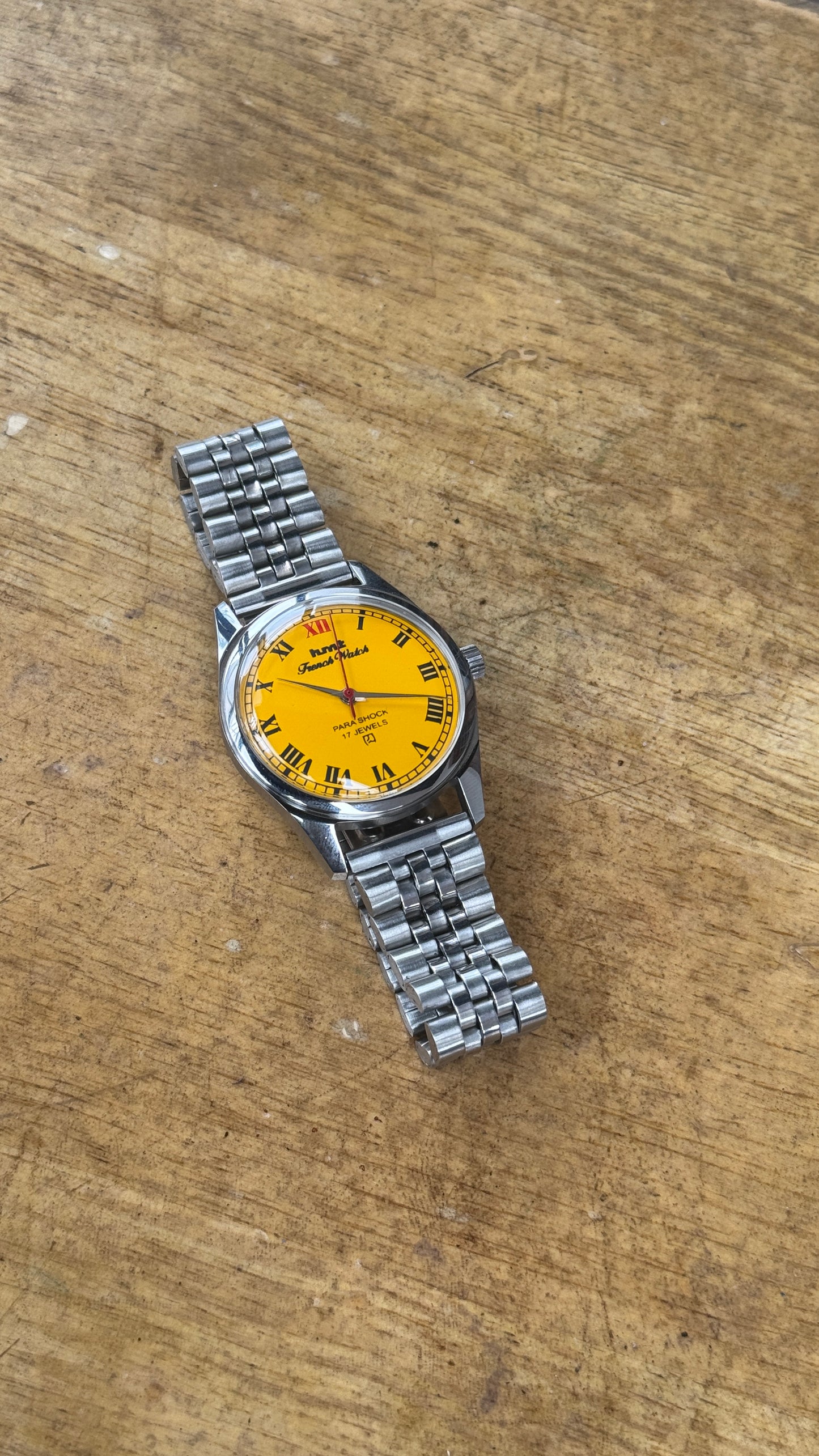 Pre Owned Vintage HMT French Watch - 1980s - Restored