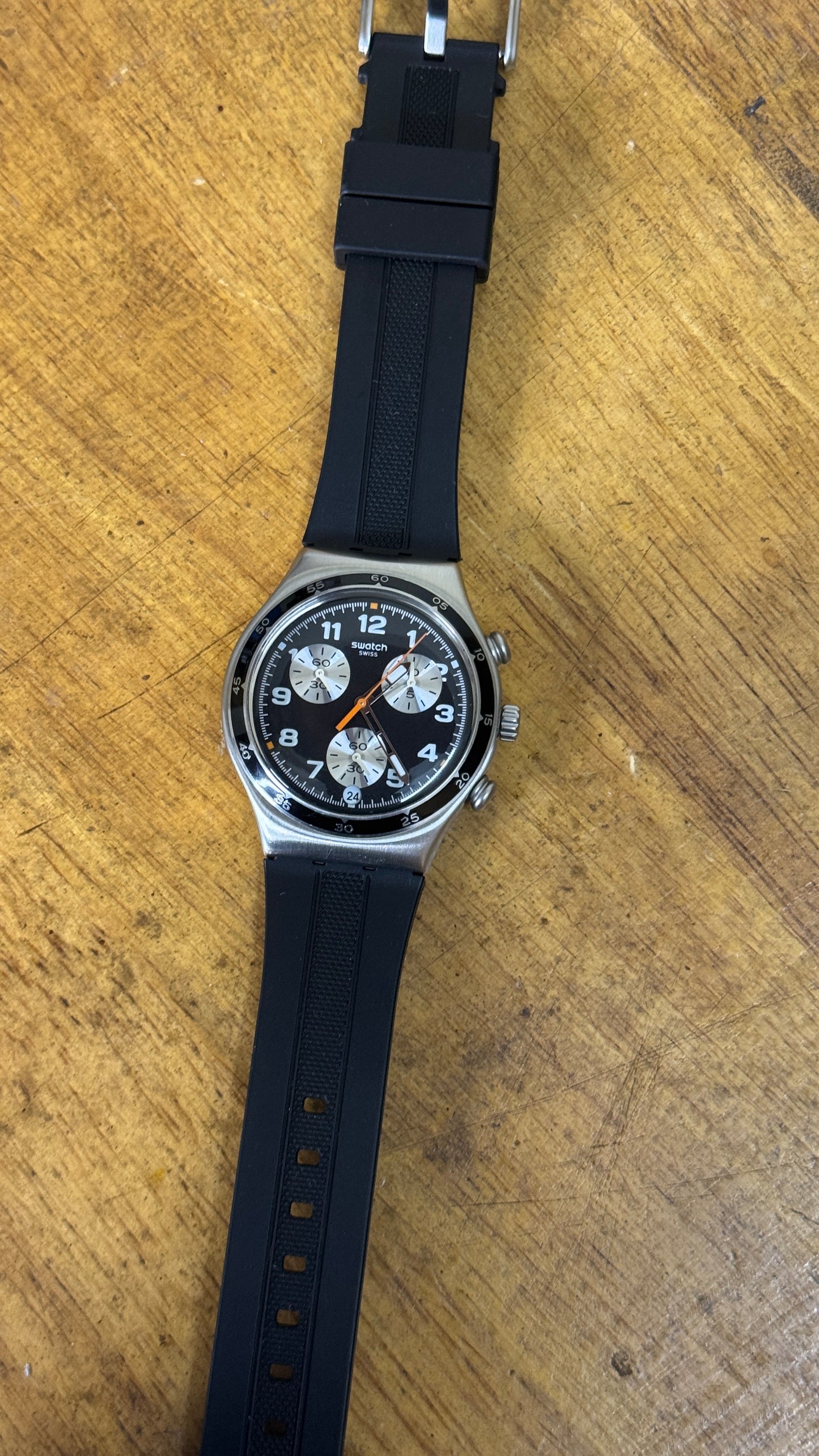 Pre Owned Swatch Irony Chronograph Watch