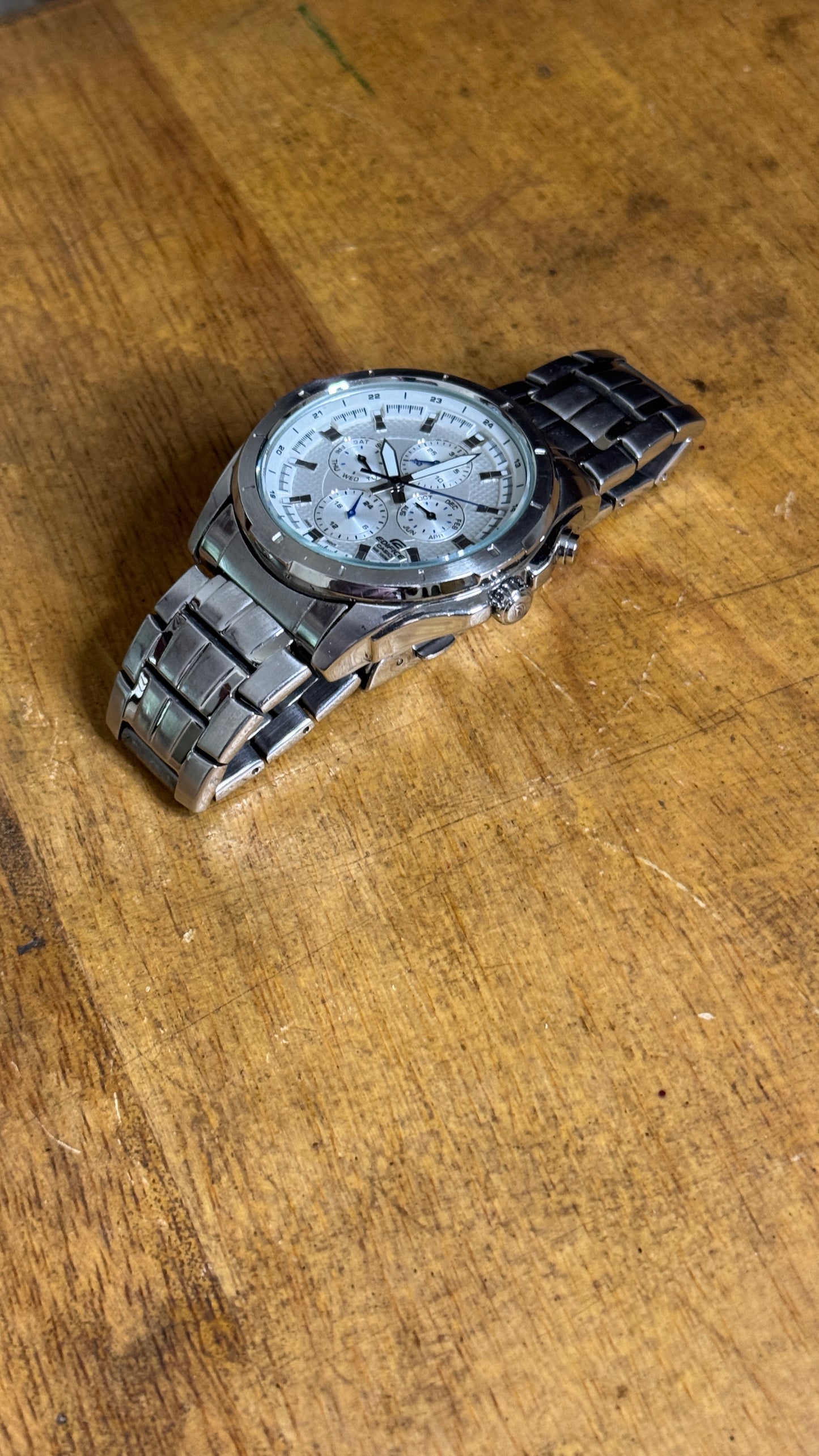 Pre Owned Casio Edifice EF328D Multifunction Watch