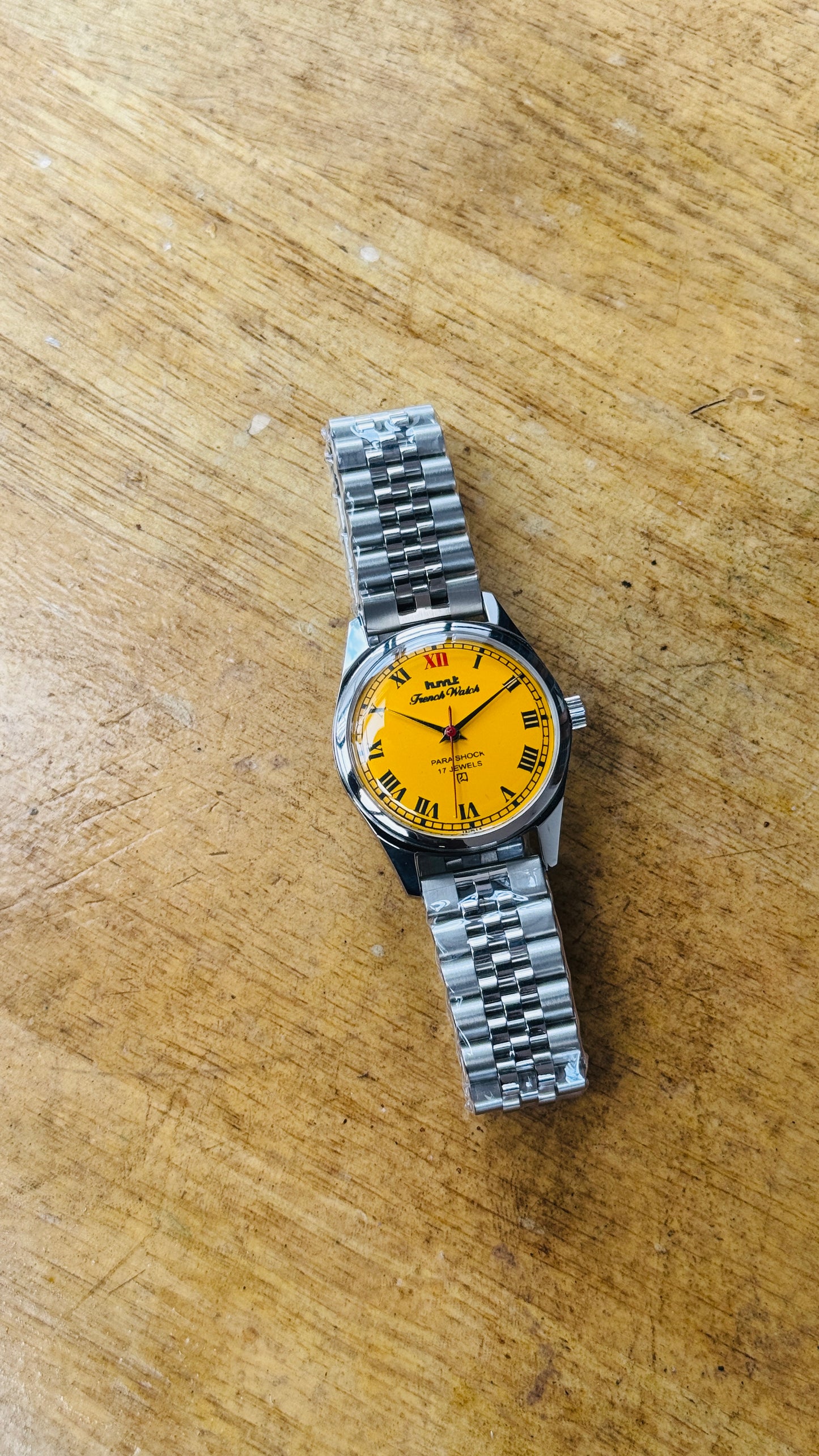 Pre Owned Vintage HMT French Watch - 1980s - Restored