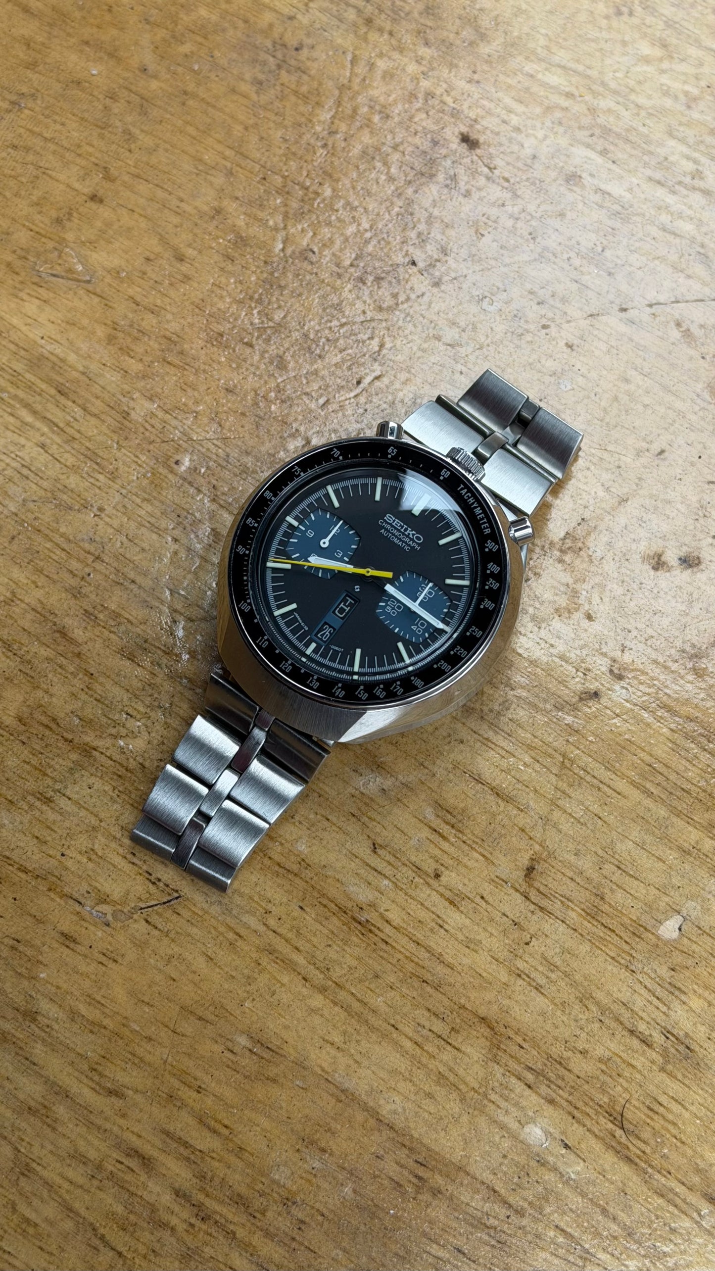 Pre Owned Vintage Seiko Automatic Chronograph (super rare & well preserved)