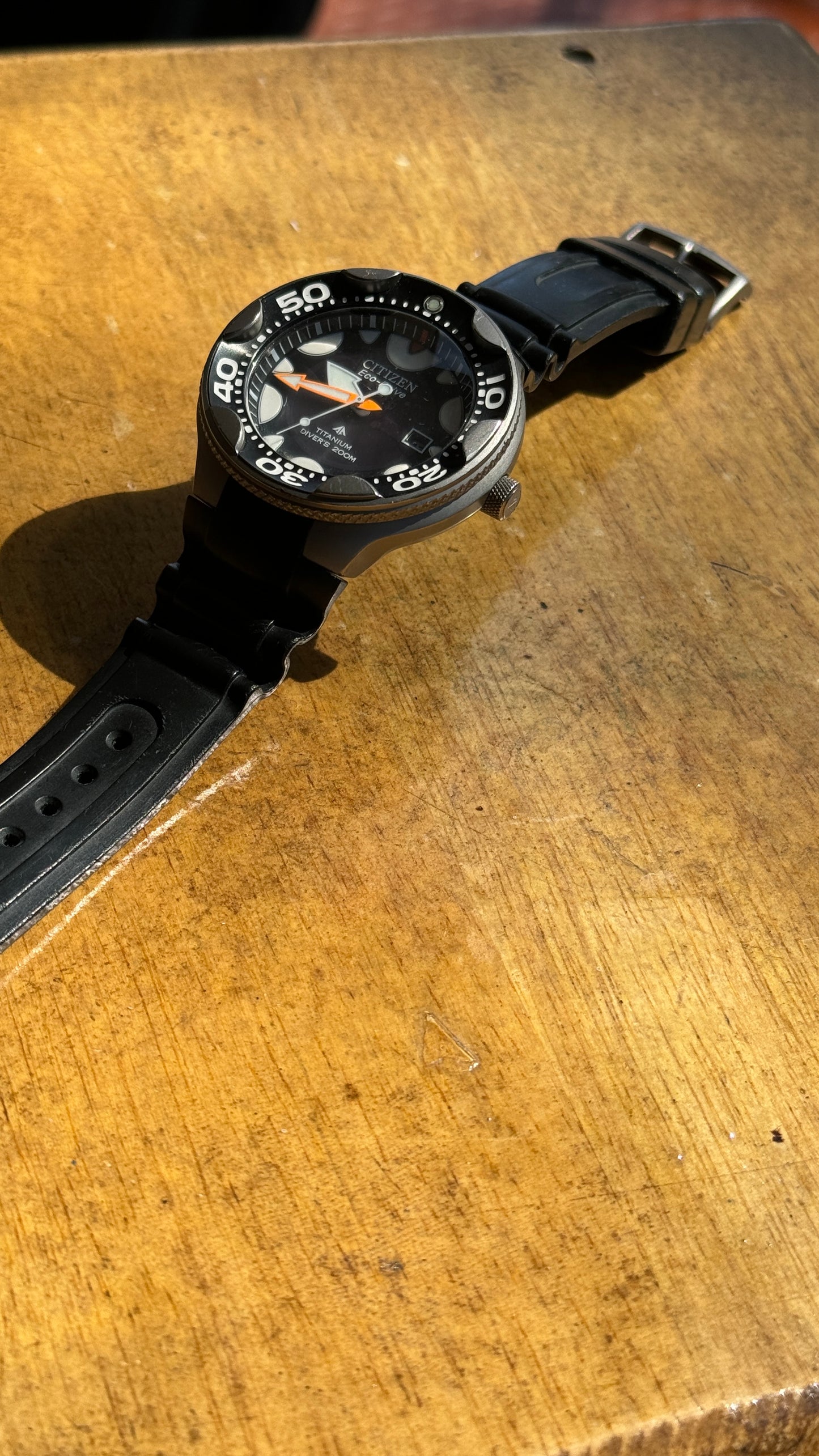 Pre Owned Citizen Orca Titanium Promaster - BN0015-07E