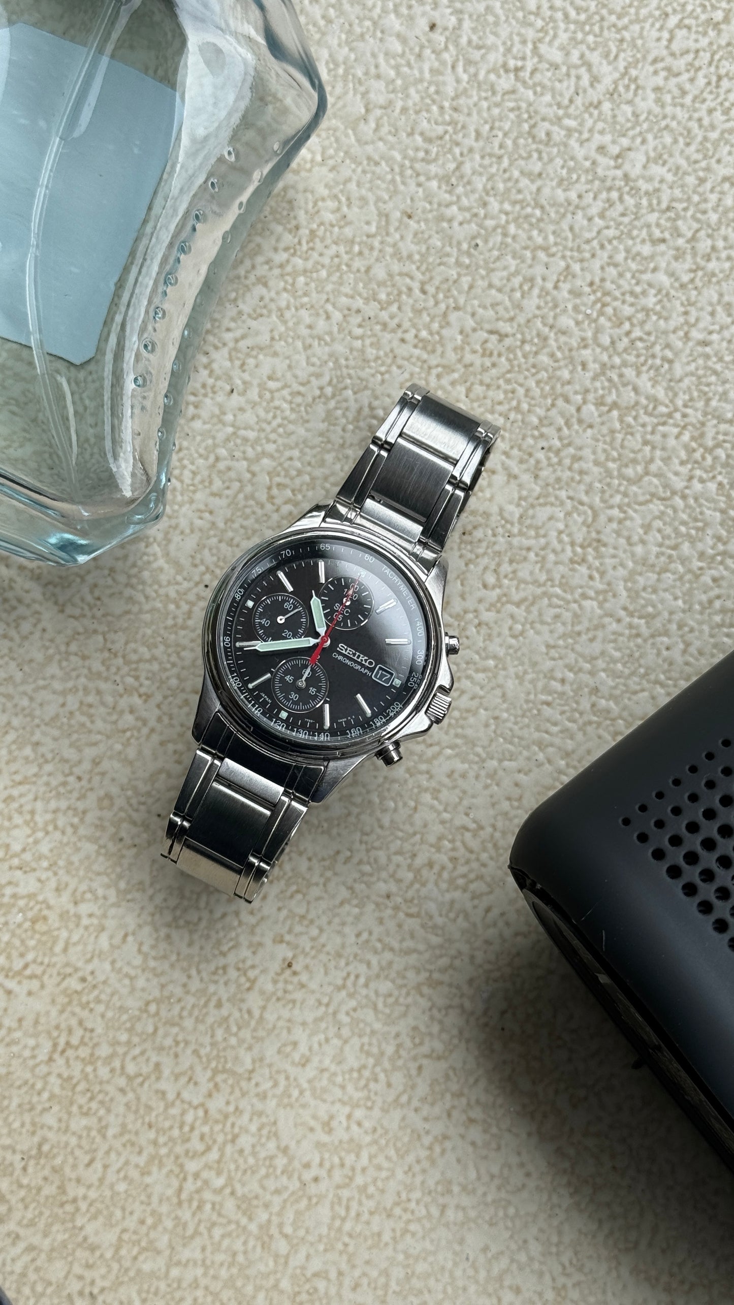 Pre Owned Seiko Chronograph - 7T92 Movement