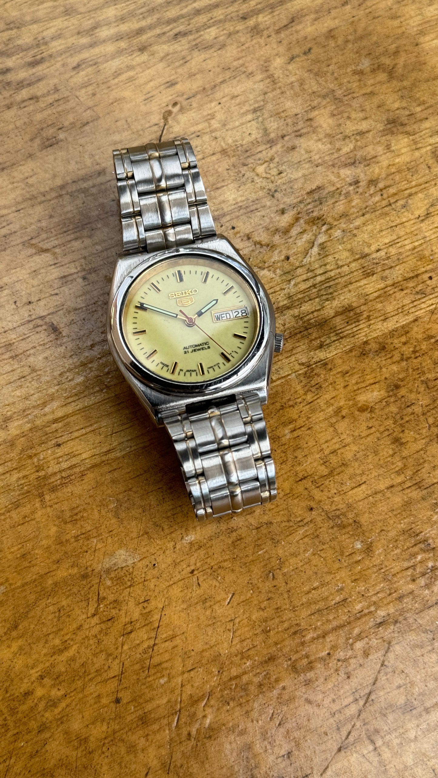 Pre Owned Seiko 5 Automatic (Full Lumed Dial)