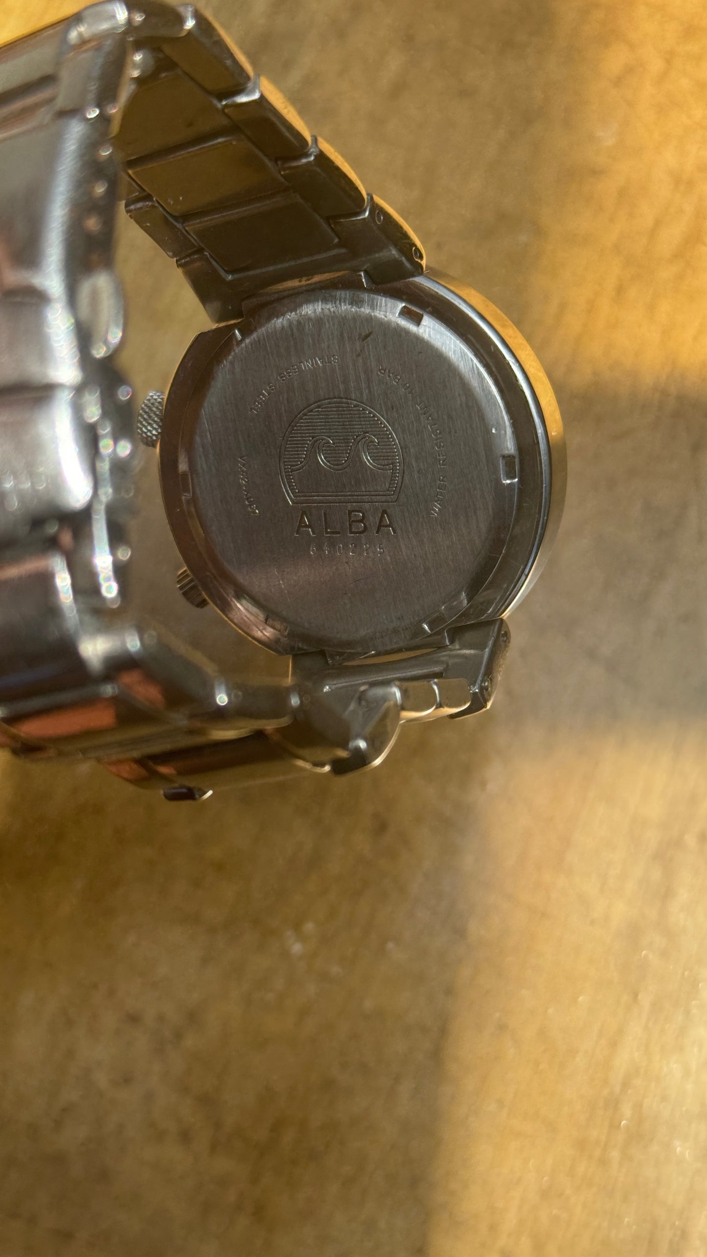 Pre Owned Alba Wold Timer Watch