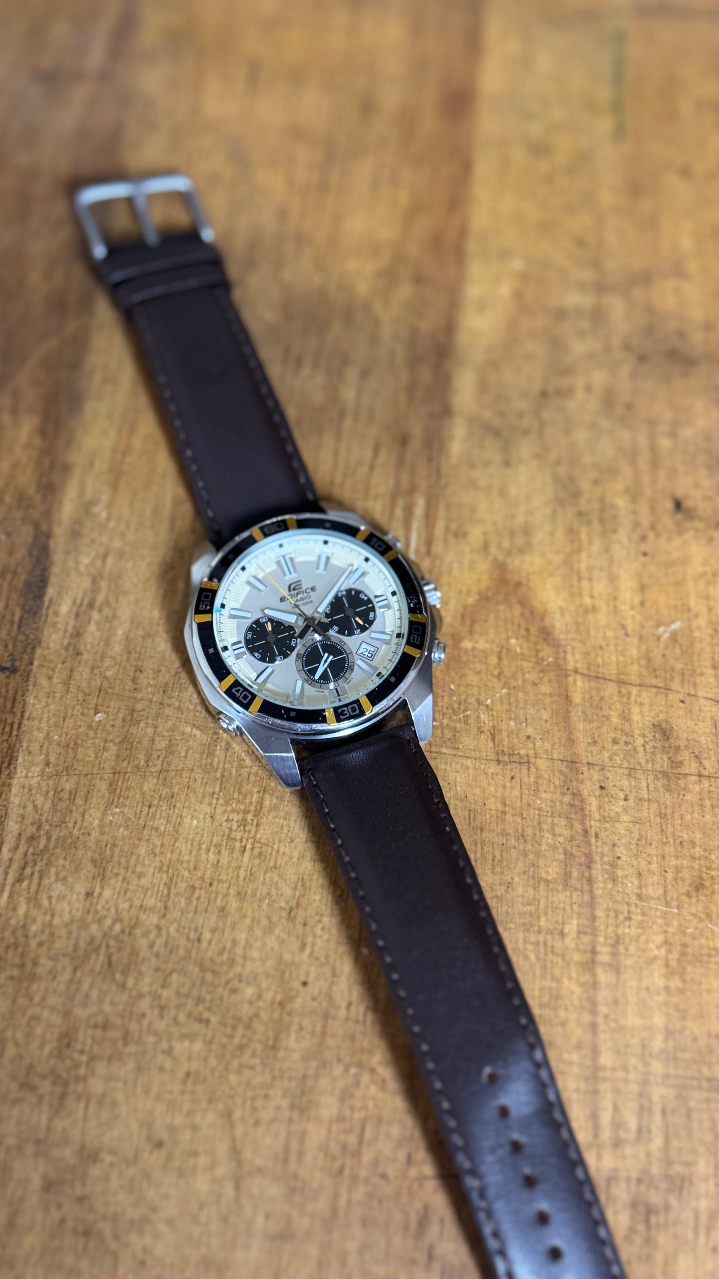 Pre Owned Casio Edifice EX157 Chronograph Watch
