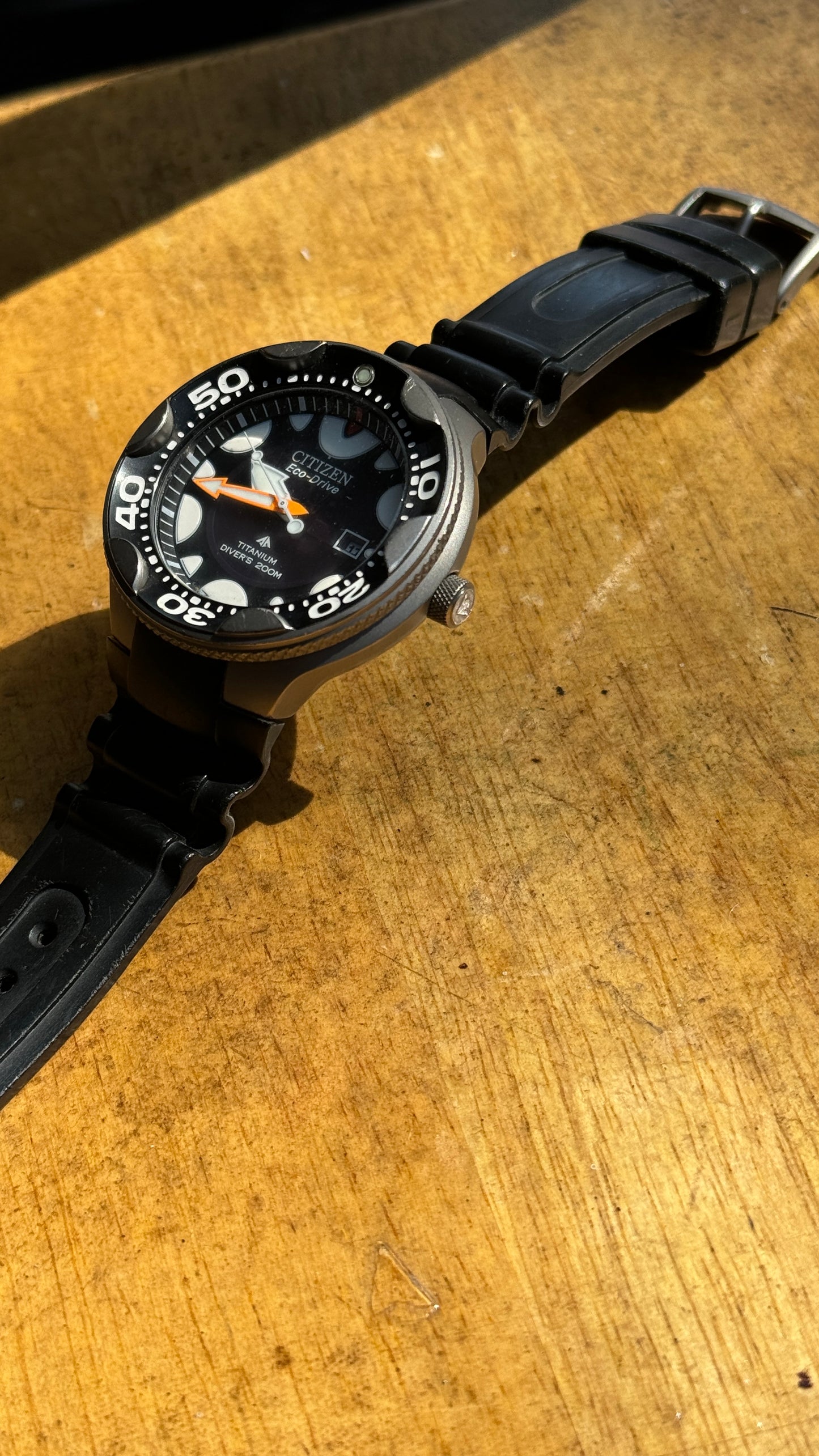 Pre Owned Citizen Orca Titanium Promaster - BN0015-07E
