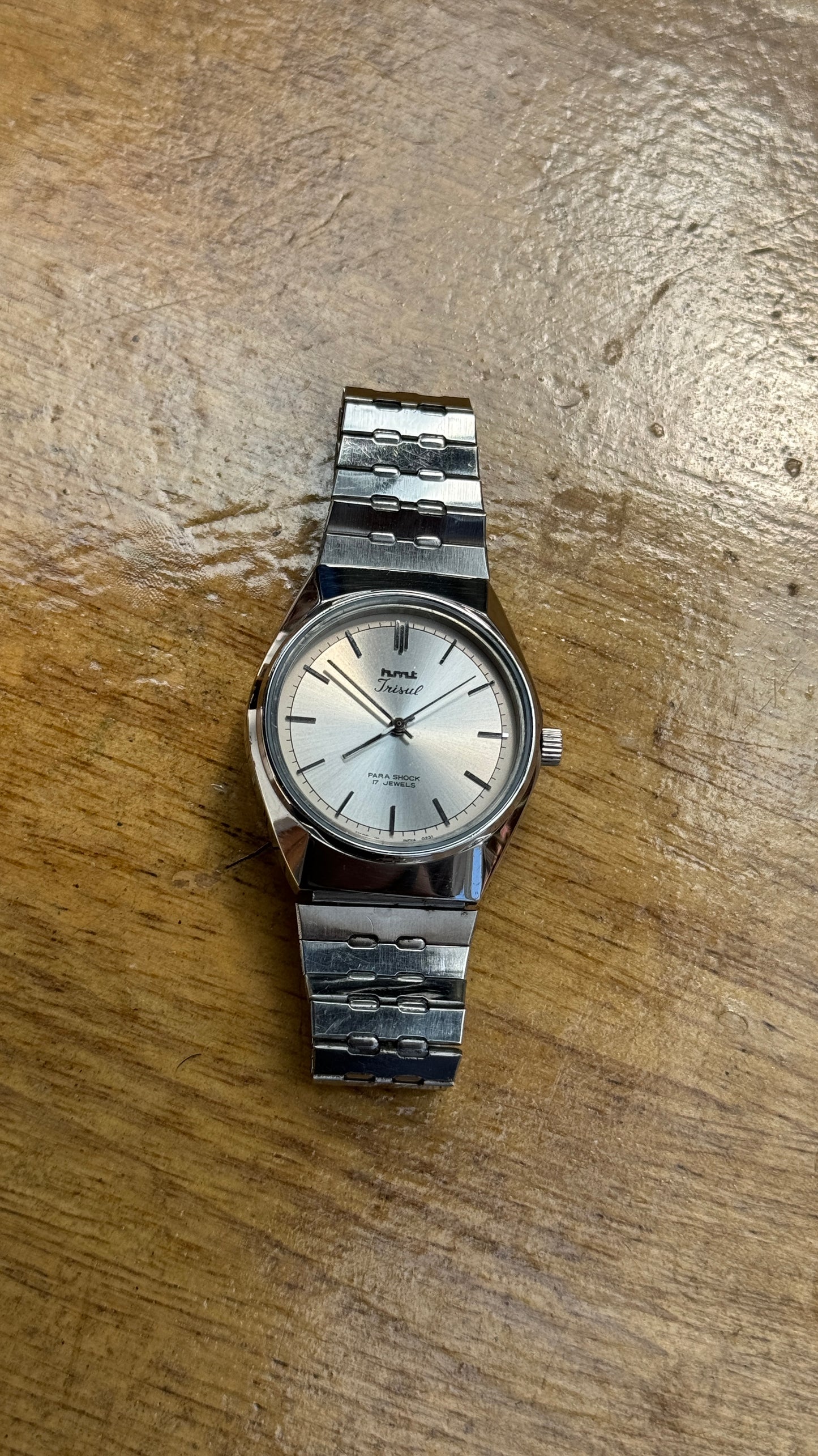 Pre Owned Vintage HMT Trisul - Mechanical Hand Winding Movement