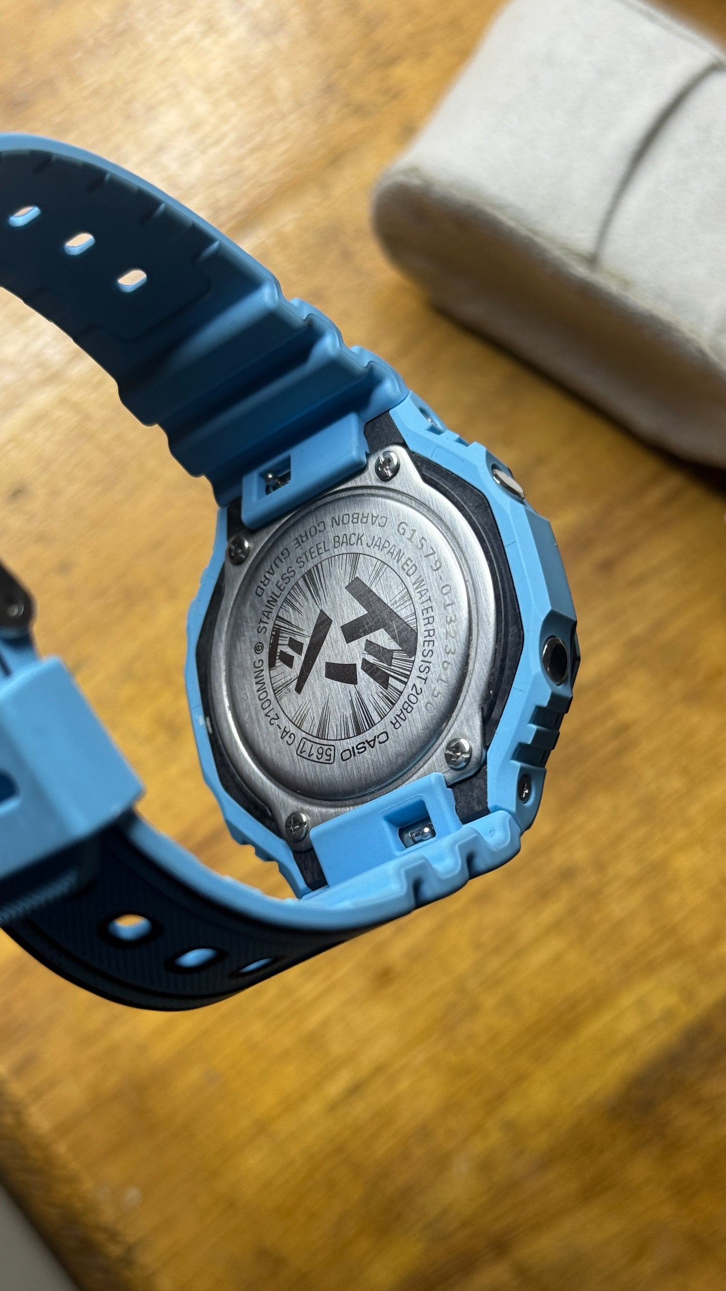 Pre Owned Casio GA-2100MNG-2A (Blue Manga Theme)