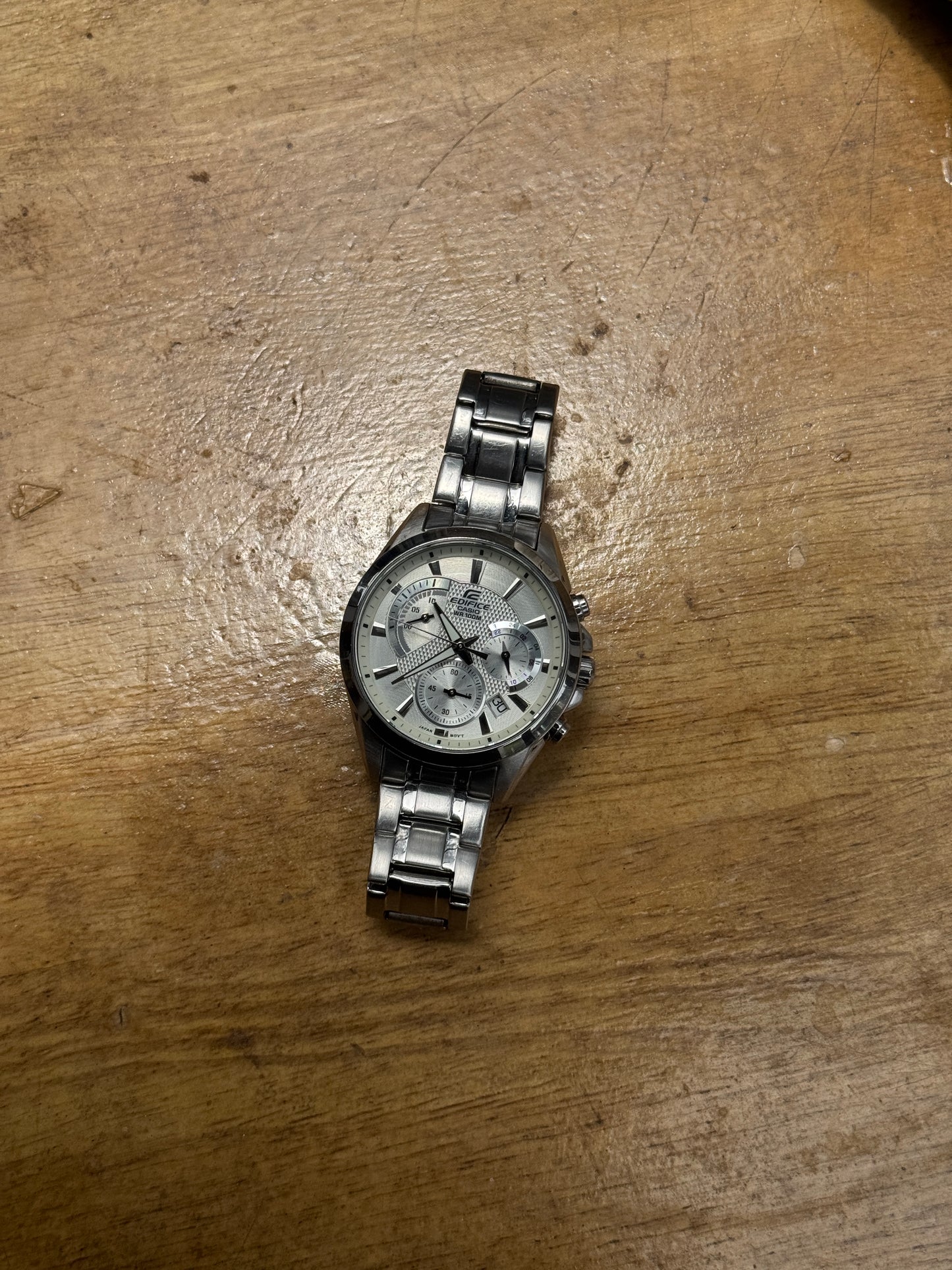 Pre Owned Casio Edifice Chronograph Watch
