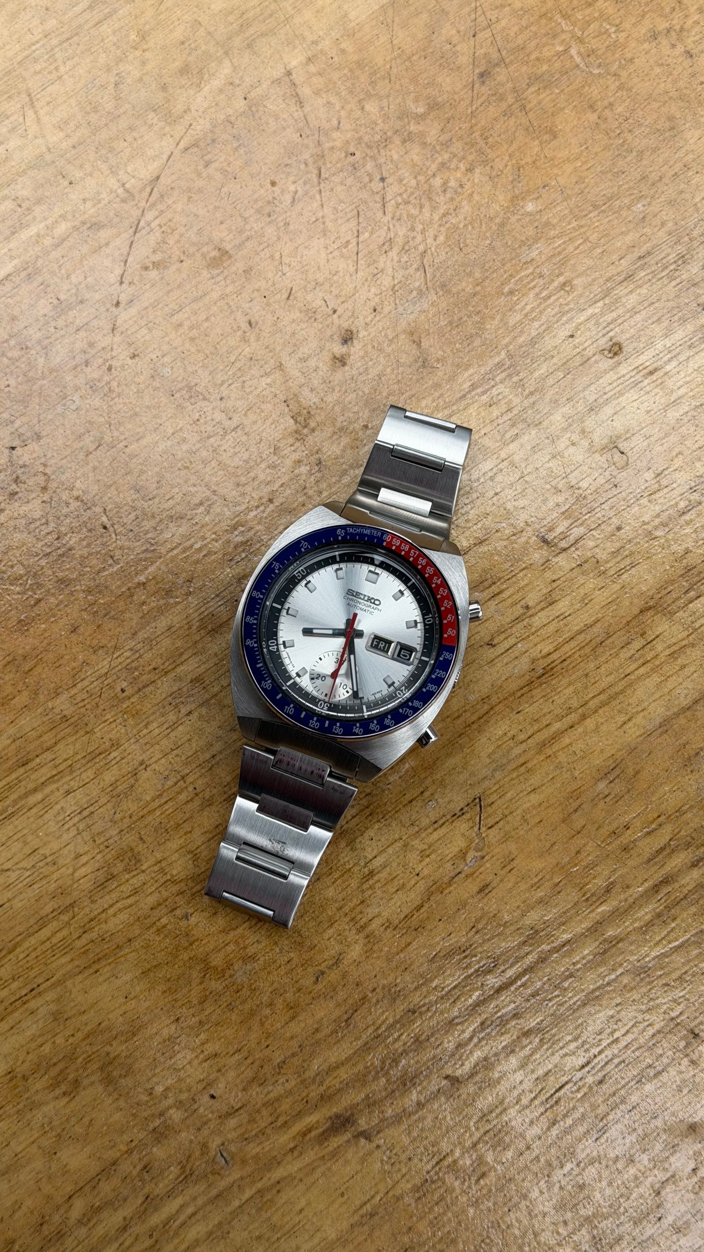 Pre Owned Vintage Seiko Automatic Chronograph (Super Rare & Well Preserved)