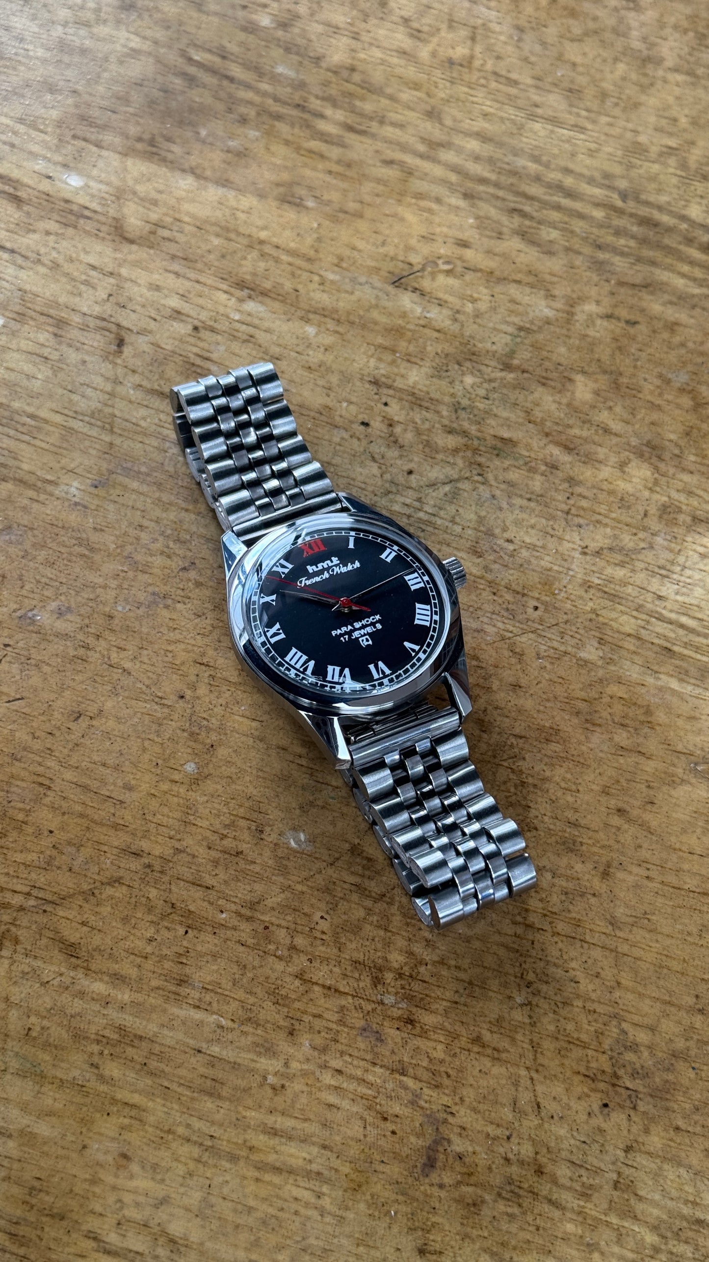 Pre Owned Vintage HMT French Watch - 1980s - Restored