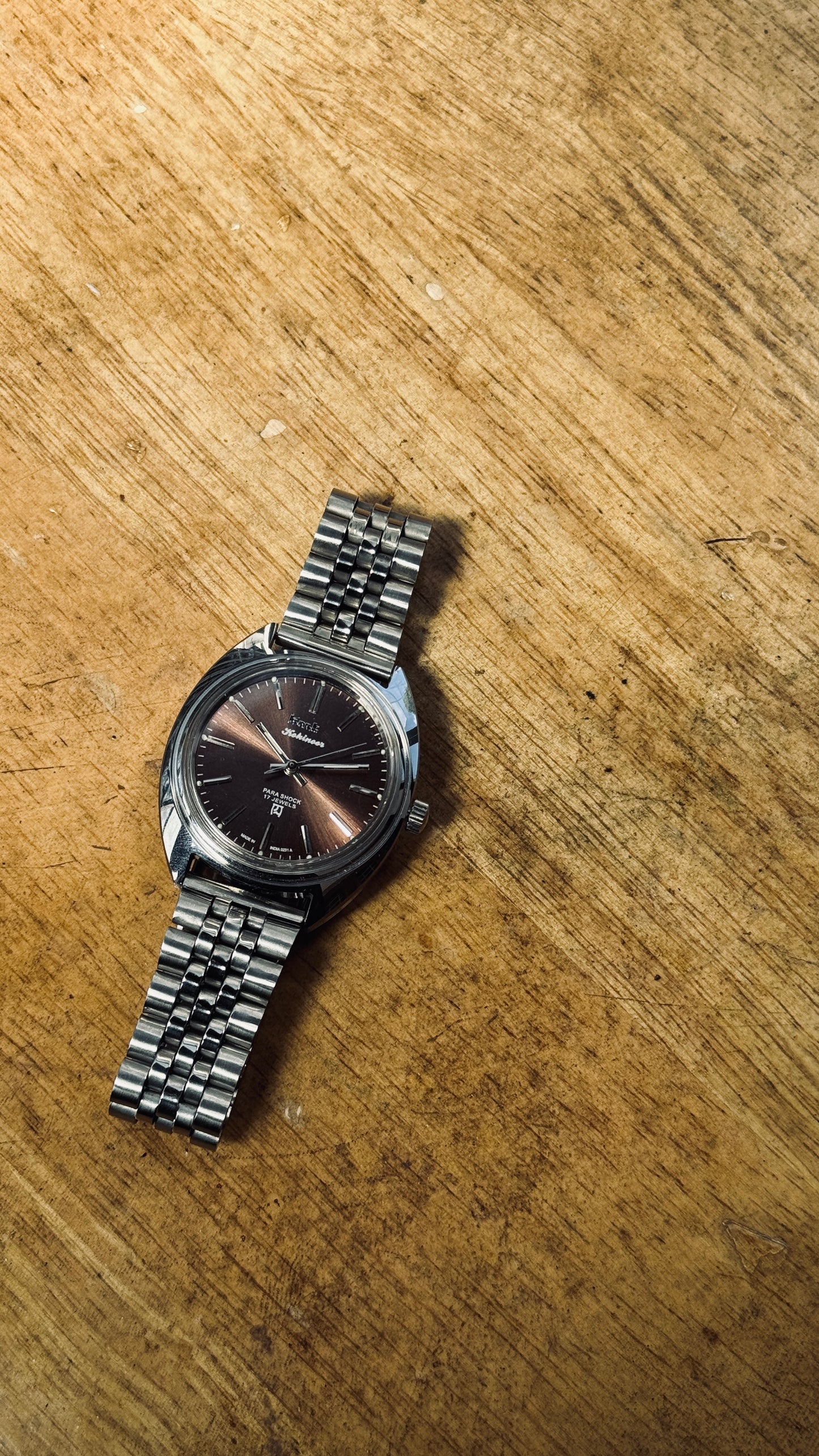 Pre Owned Vintage HMT Kohinoor - 1980s - Restored