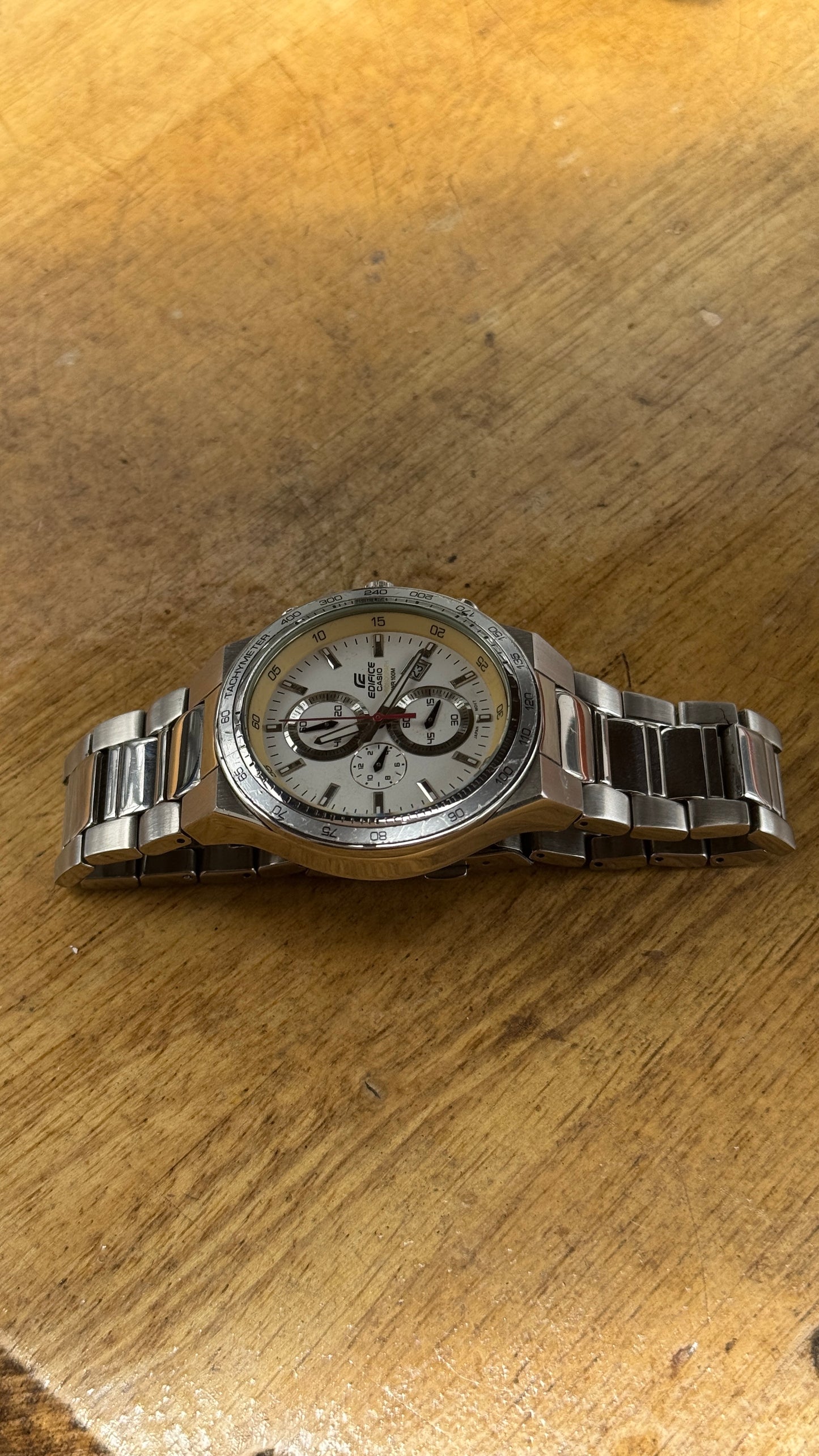 Pre Owned Casio Edifice Chronograph Watch