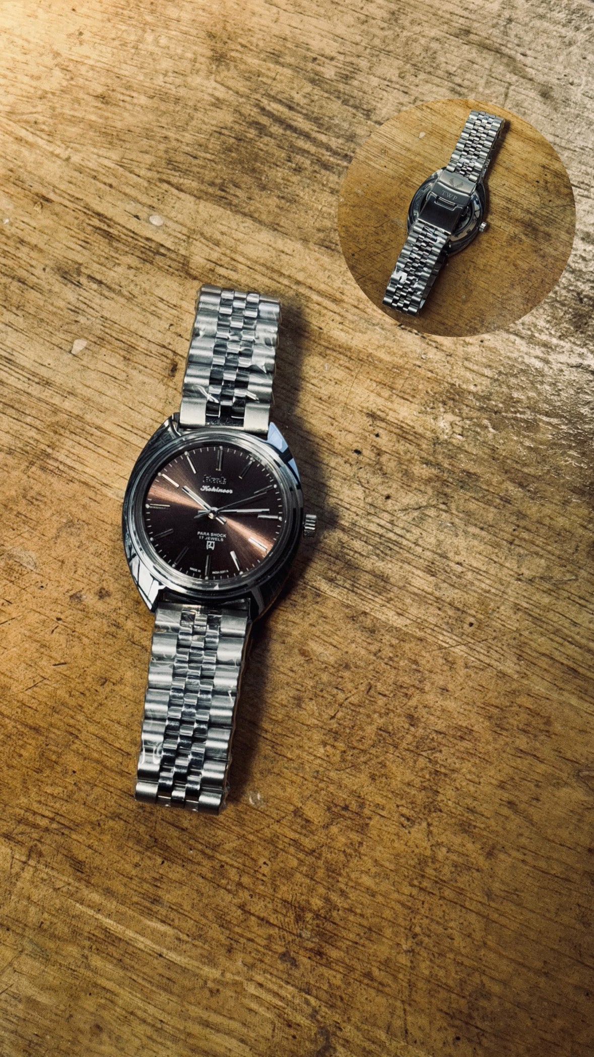 Pre Owned Vintage HMT Kohinoor - 1980s - Restored