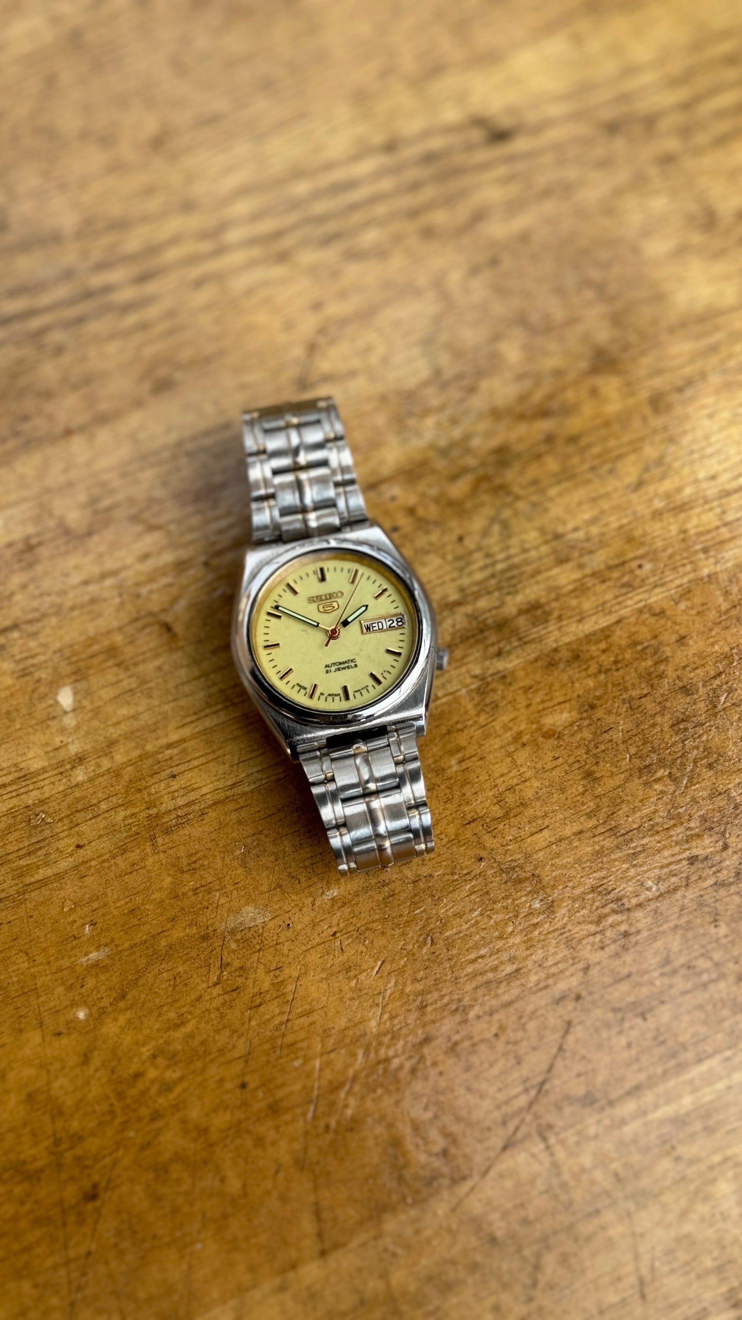 Pre Owned Seiko 5 Automatic (Full Lumed Dial)