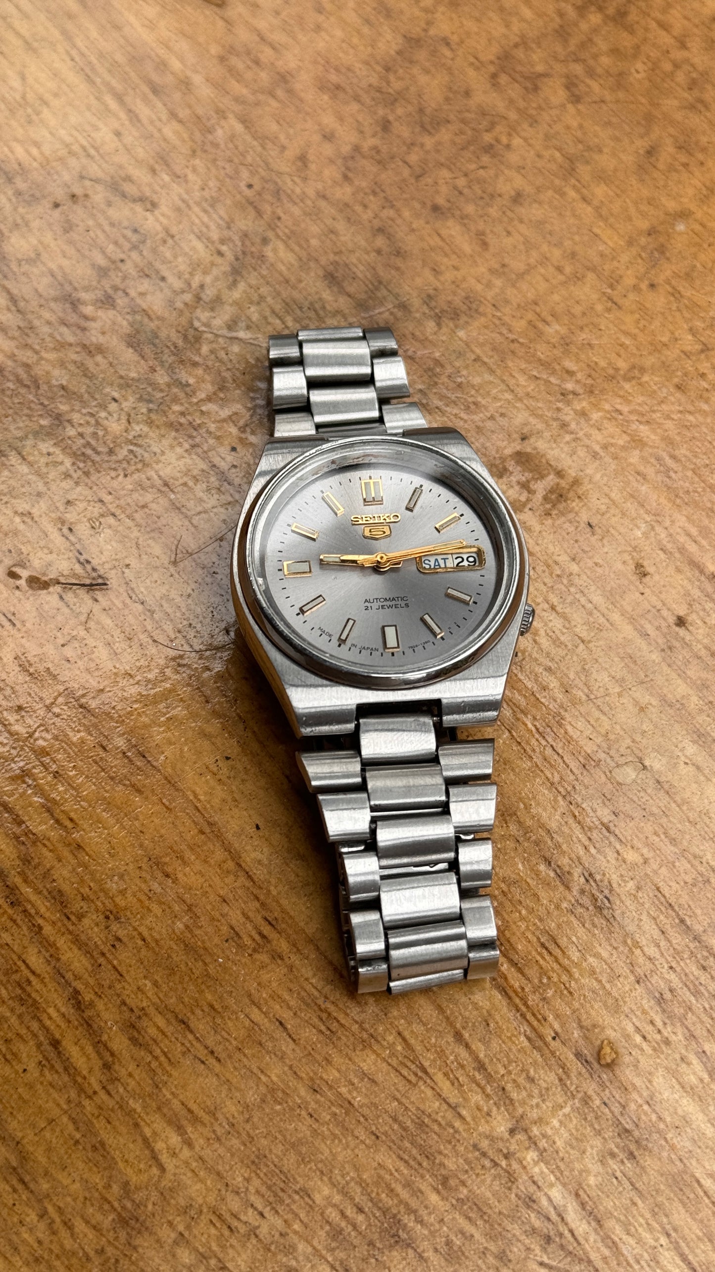 Pre Owned Vintage Seiko 5 Automatic