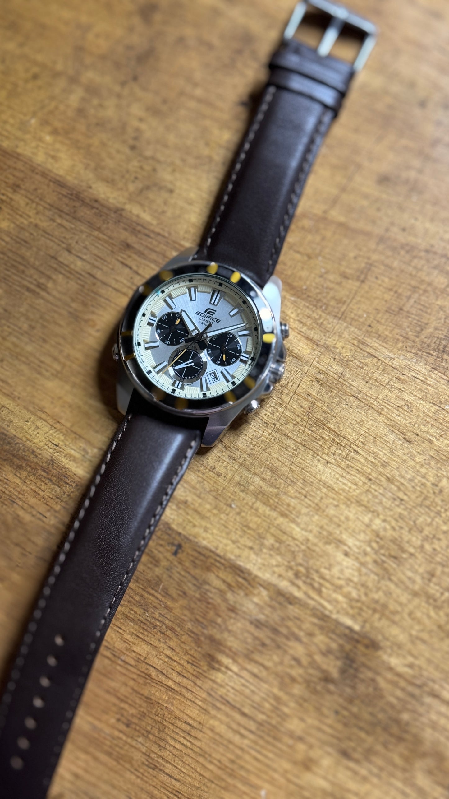 Pre Owned Casio Edifice EX157 Chronograph Watch