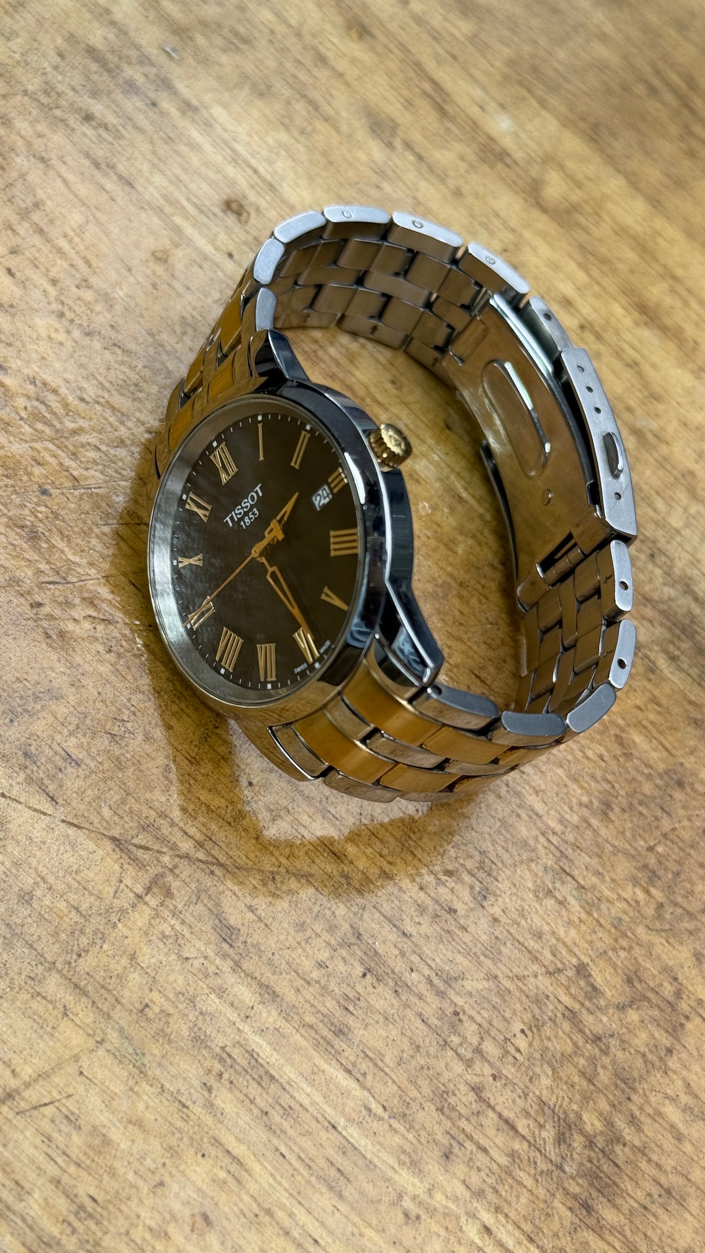 Pre Owned Tissot Classic Dream Two Tone - Quartz Watxh