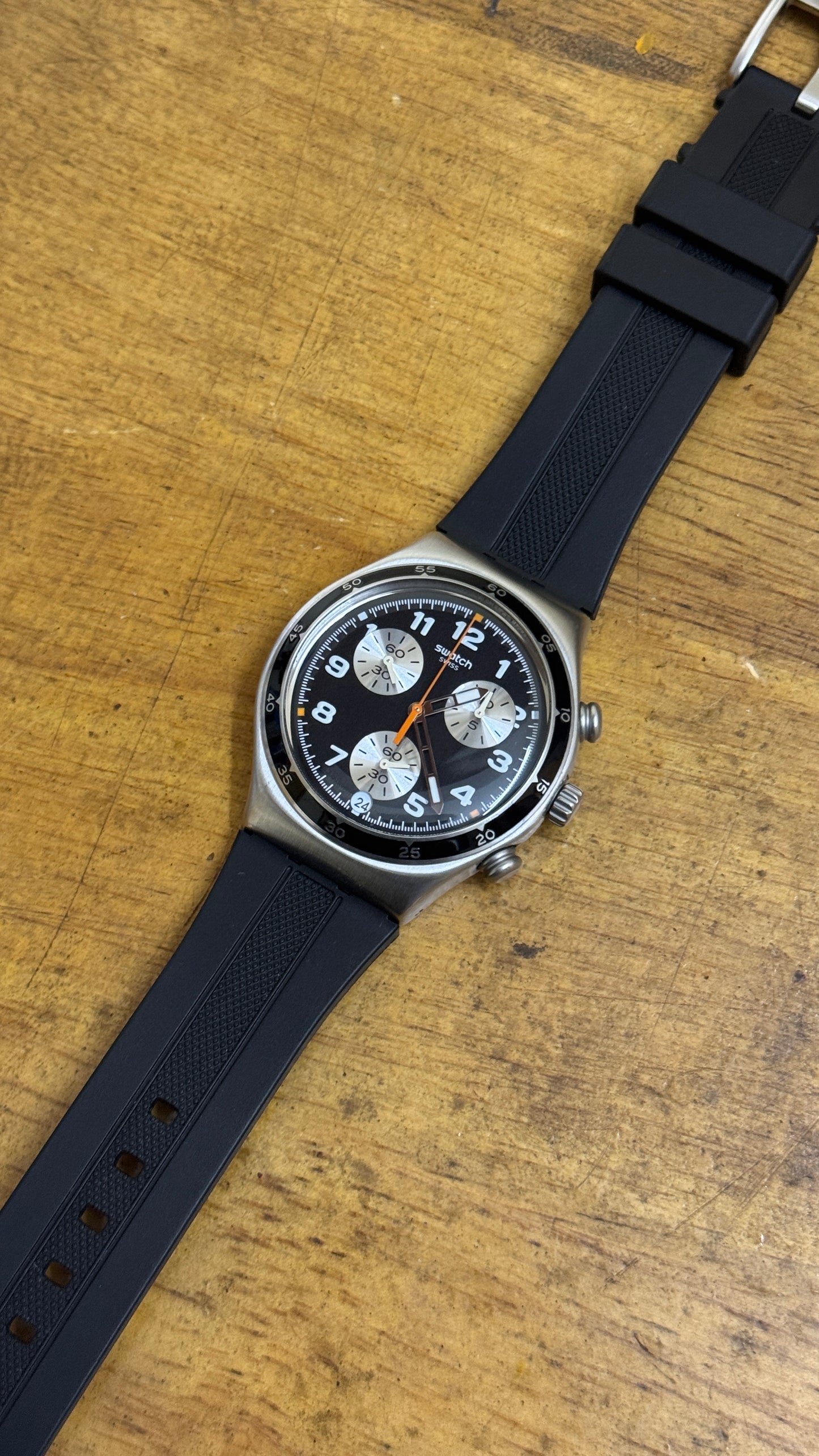Pre Owned Swatch Irony Chronograph Watch