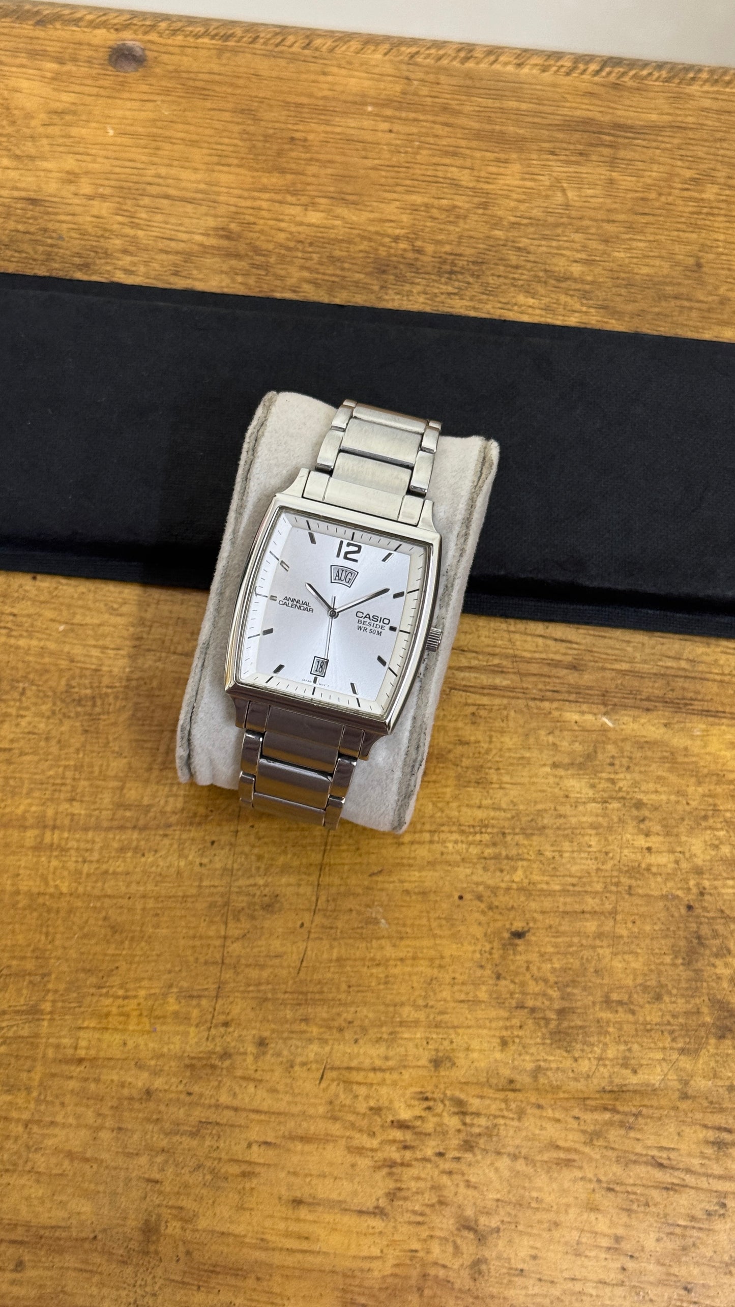 Pre Owned Casio Annual Calendar Watch