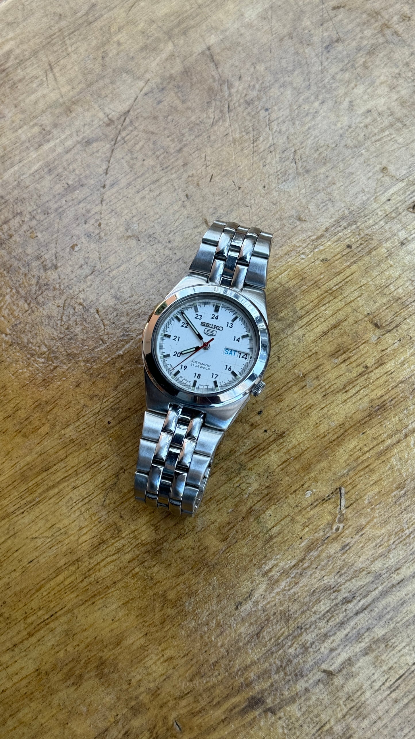 Pre Owned Vintage Seiko 5 Automatic Watch