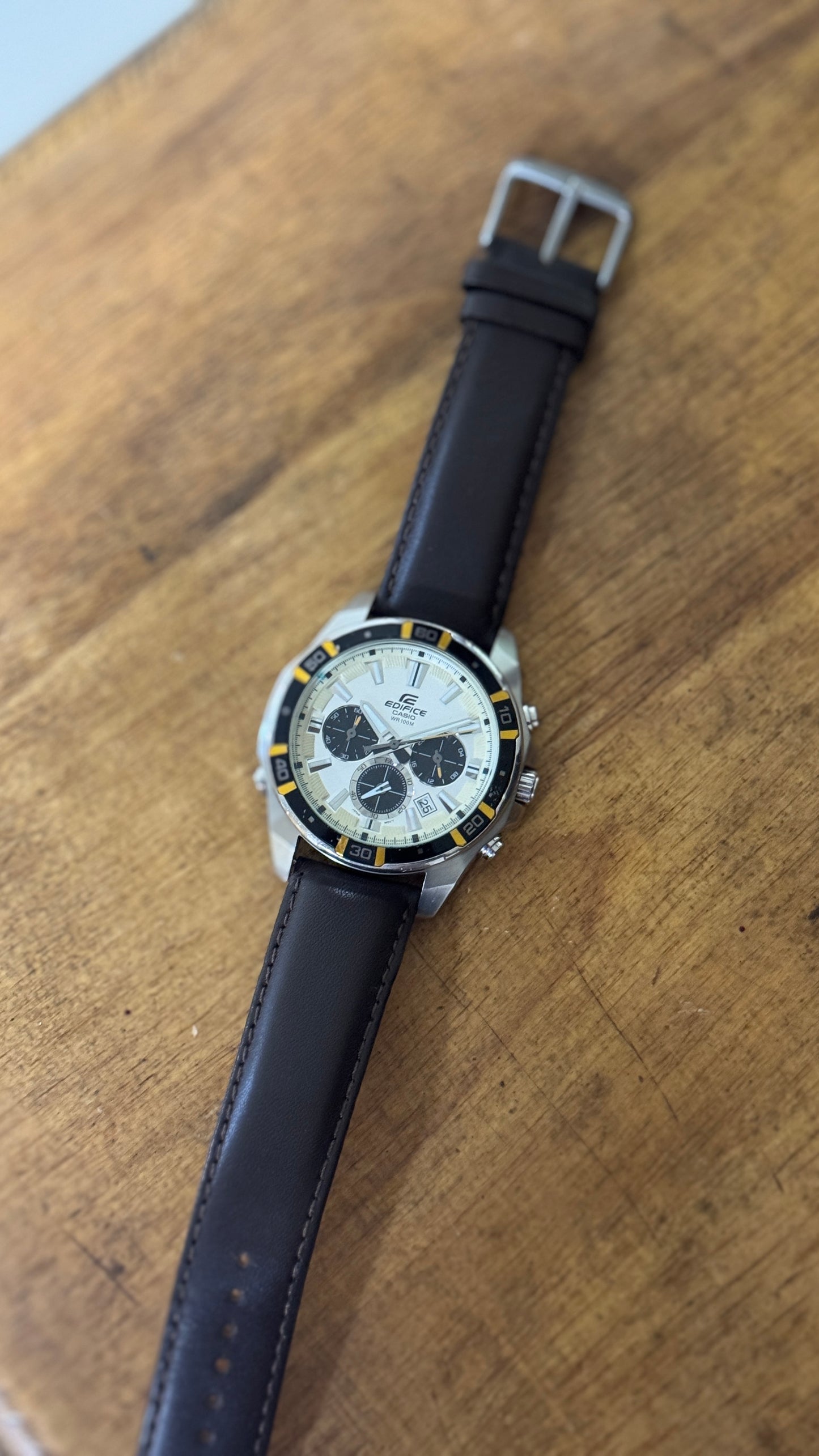 Pre Owned Casio Edifice EX157 Chronograph Watch