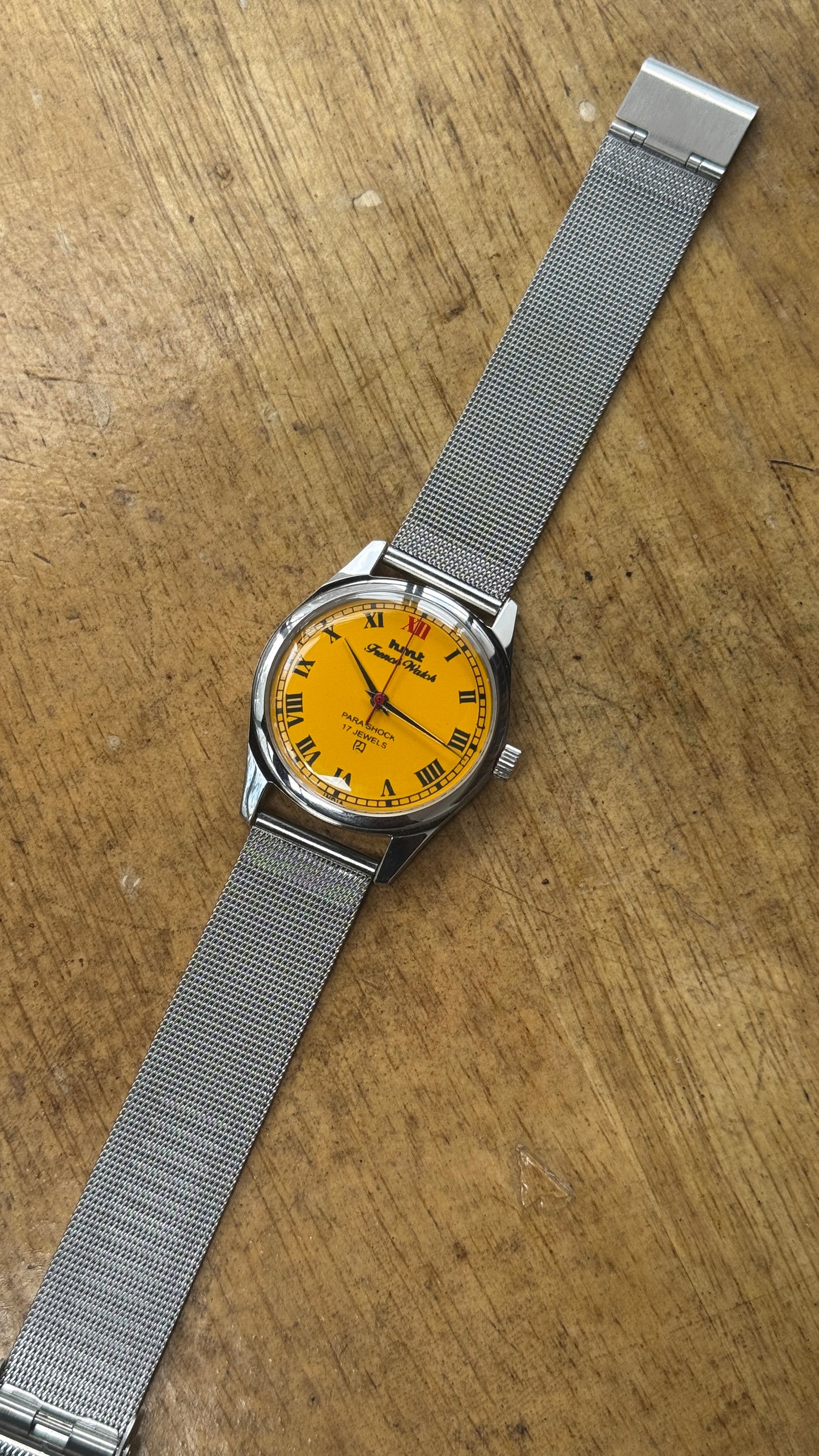 Pre Owned Vintage HMT French Watch - 1980s - Restored