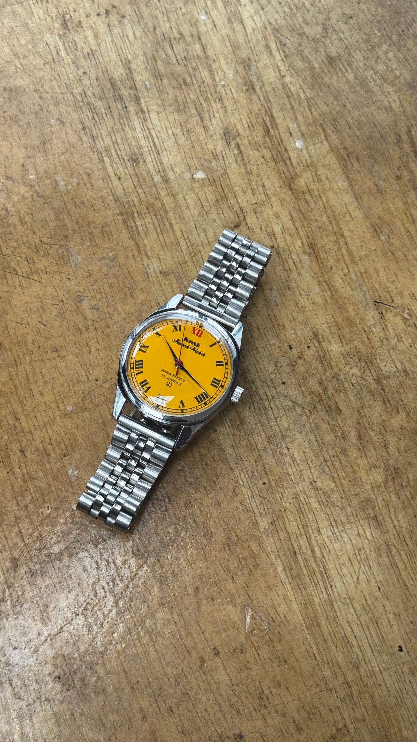 Pre Owned Vintage HMT French Watch - 1980s - Restored