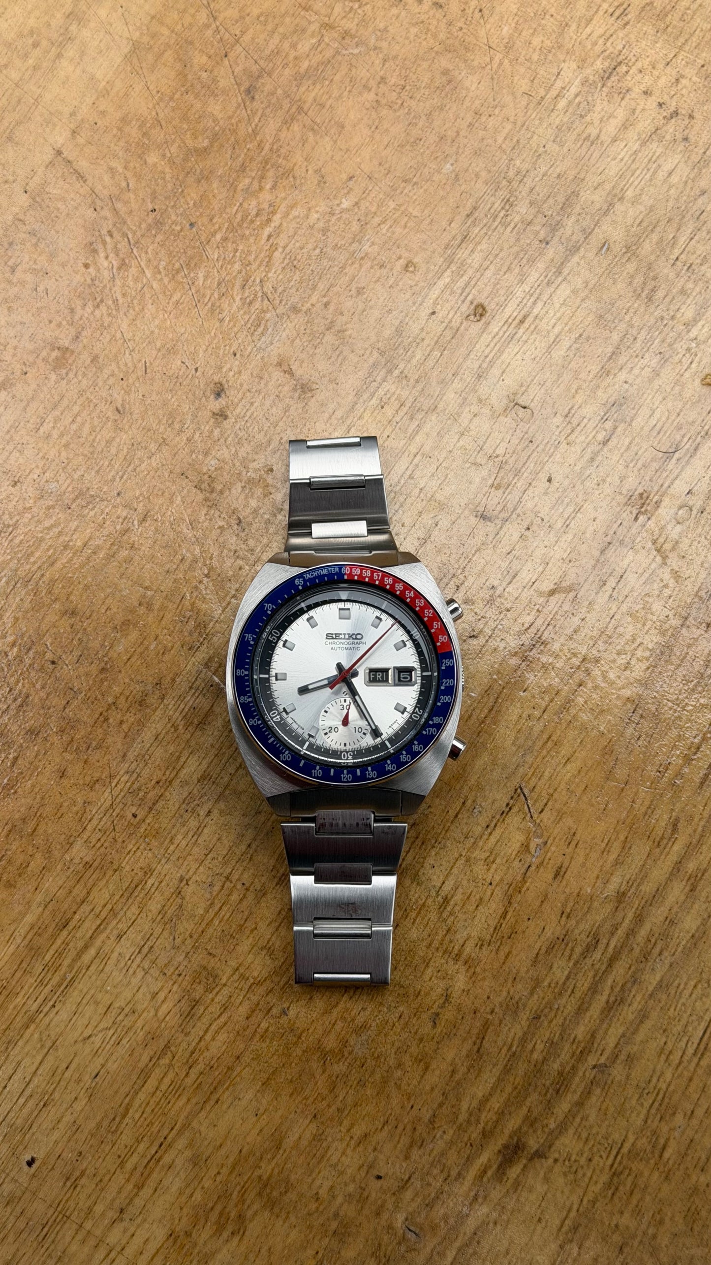 Pre Owned Vintage Seiko Automatic Chronograph (Super Rare & Well Preserved)